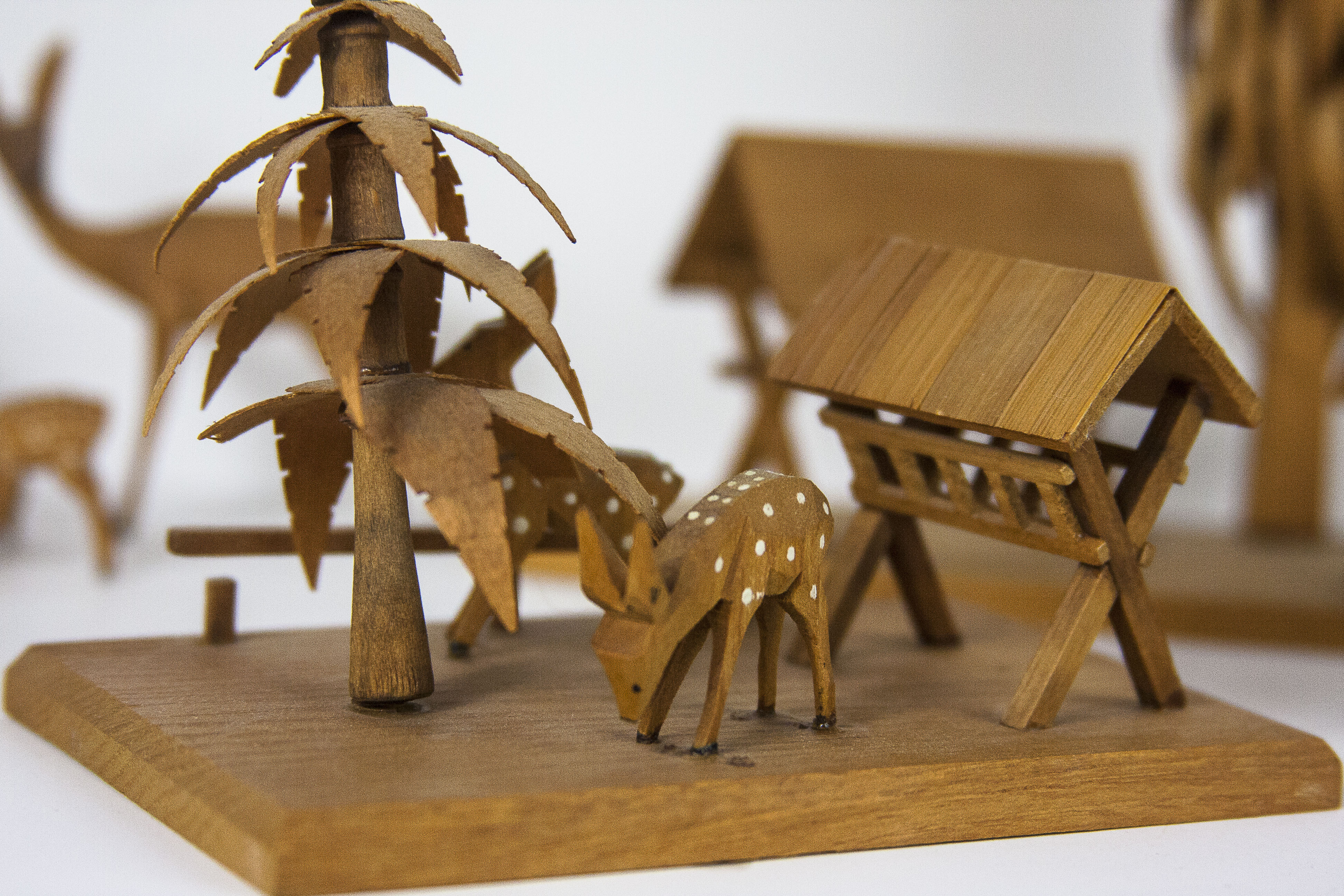 Handcrafted German Woodland Figurines