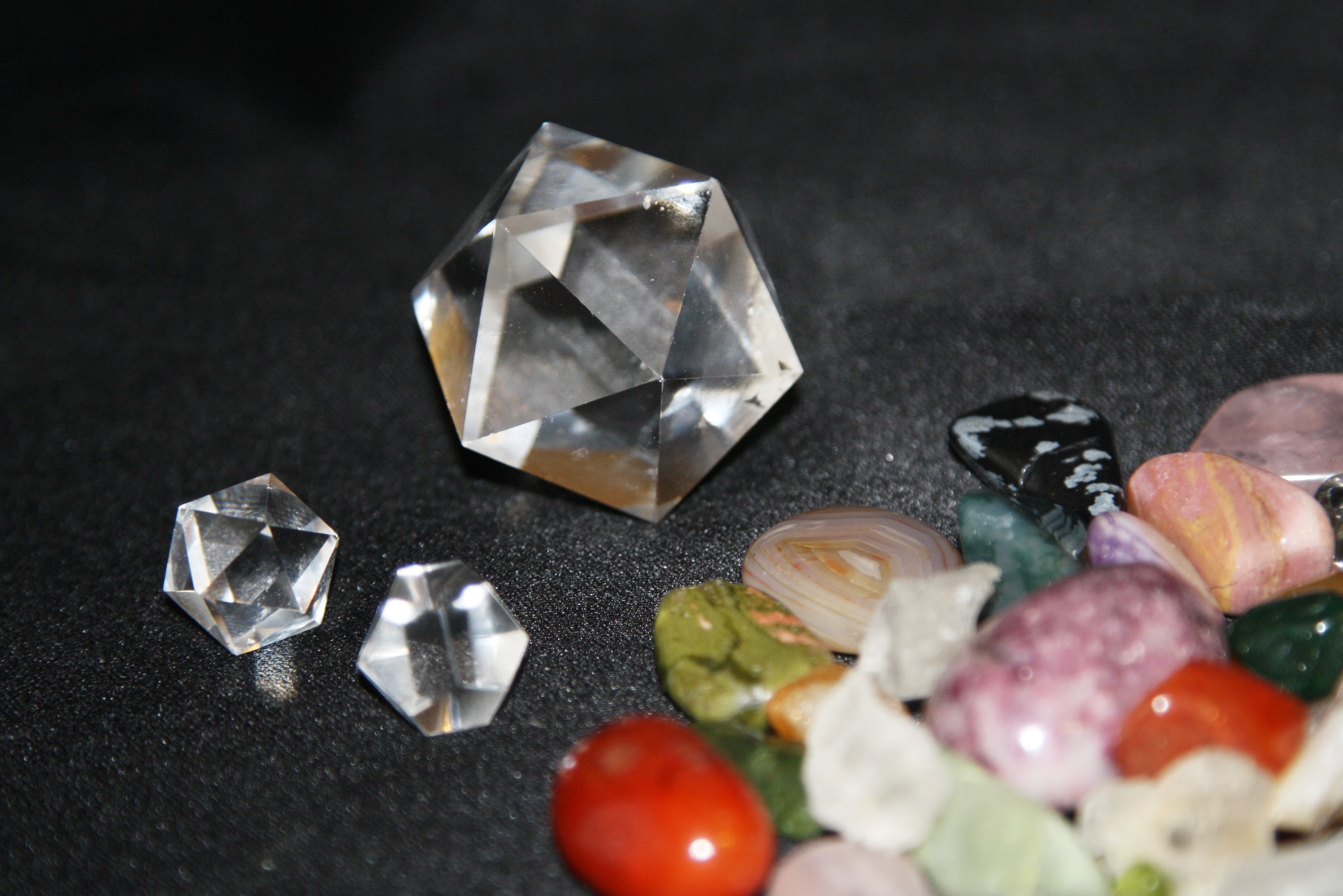 Impressive Collection of Tarot Cards, Books, Specimens & Crystals