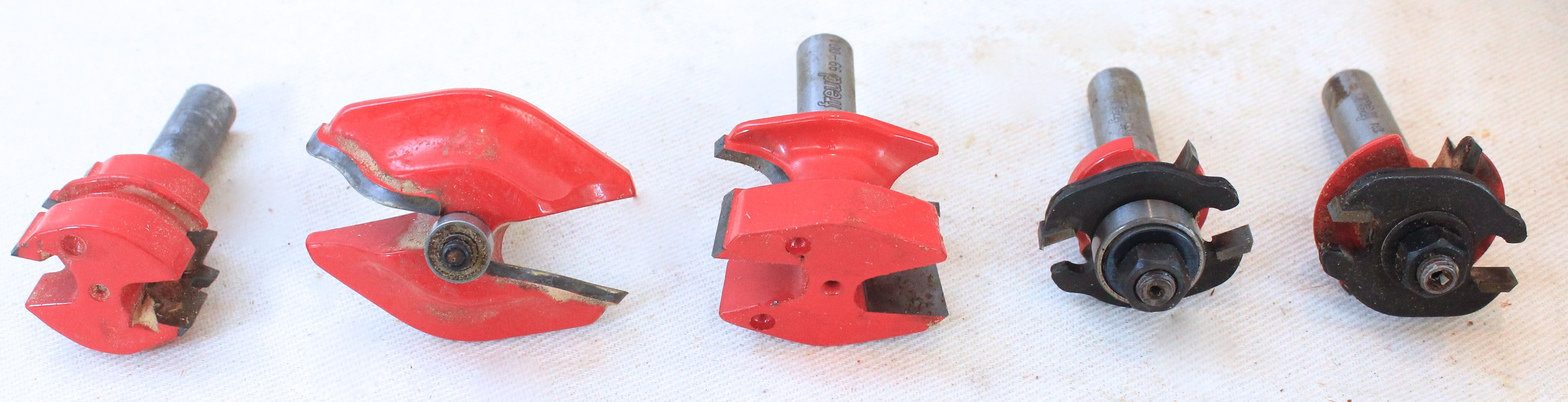 Freud 94-100 Five-Piece Cabinet Door Router Bit Set