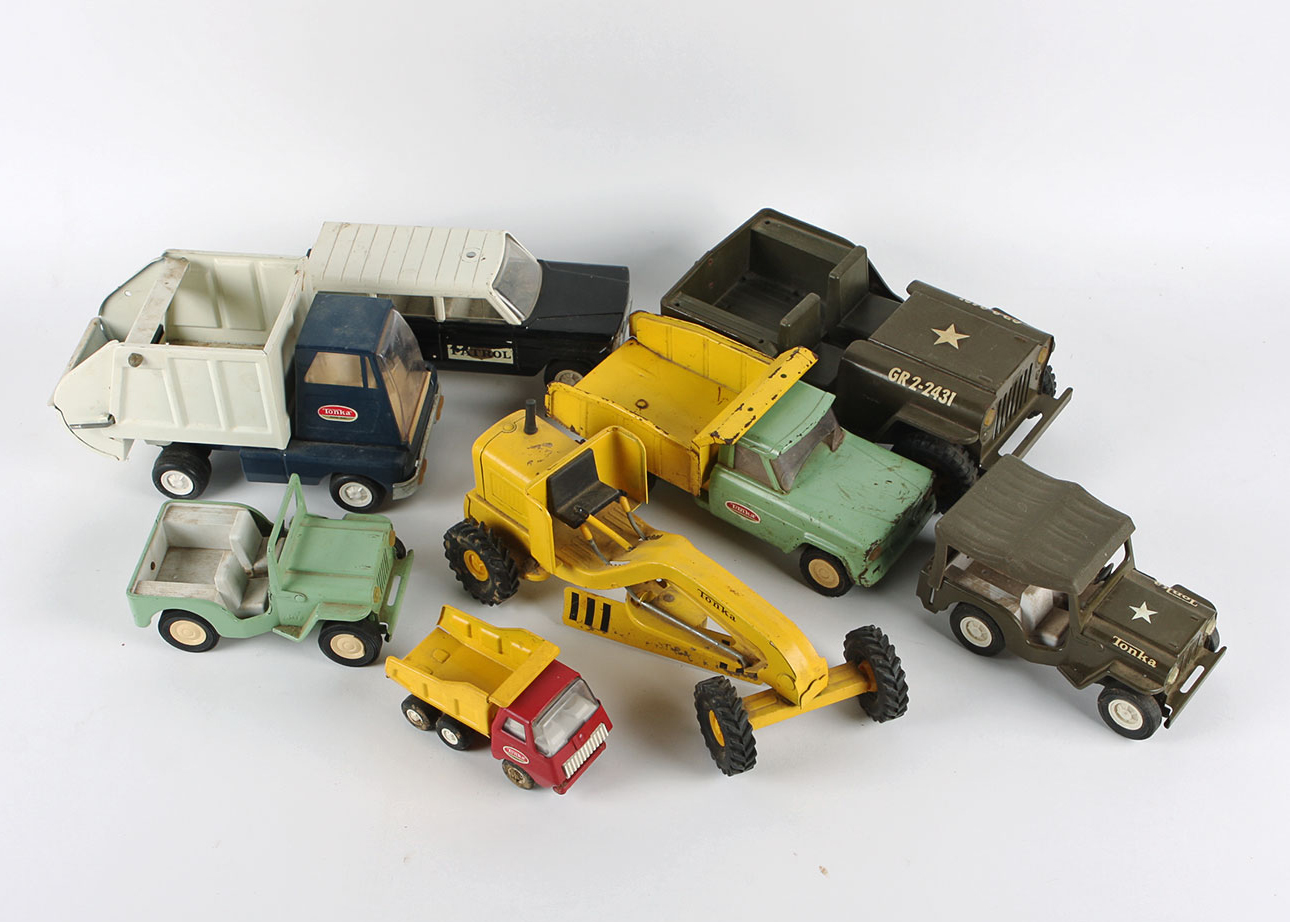 Larger Vintage Tonka Trucks