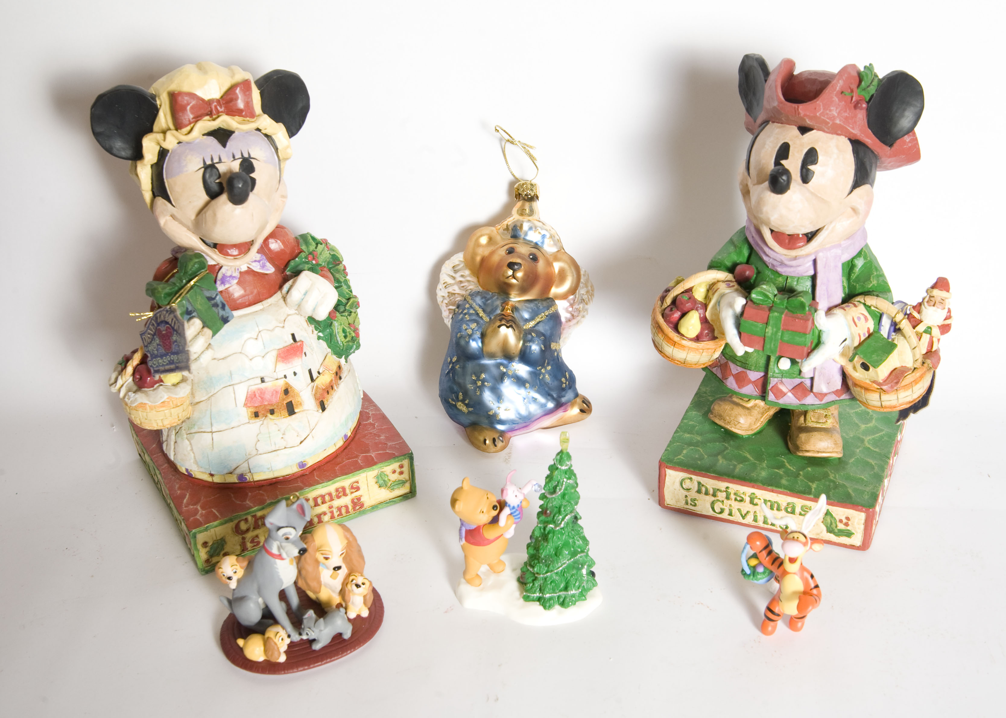 Collection of Disney Christmas Decor