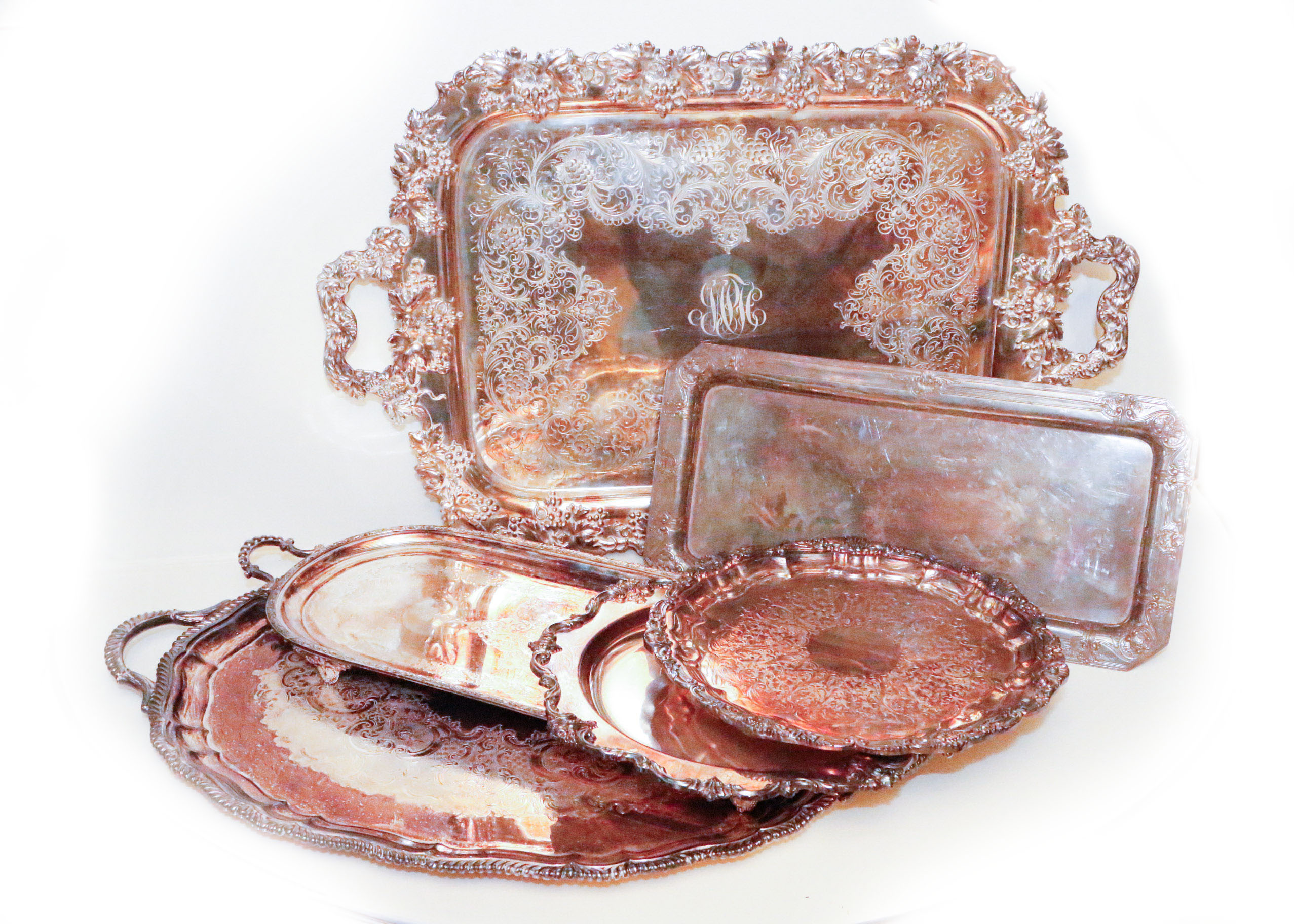 Silver Plate Serving Trays