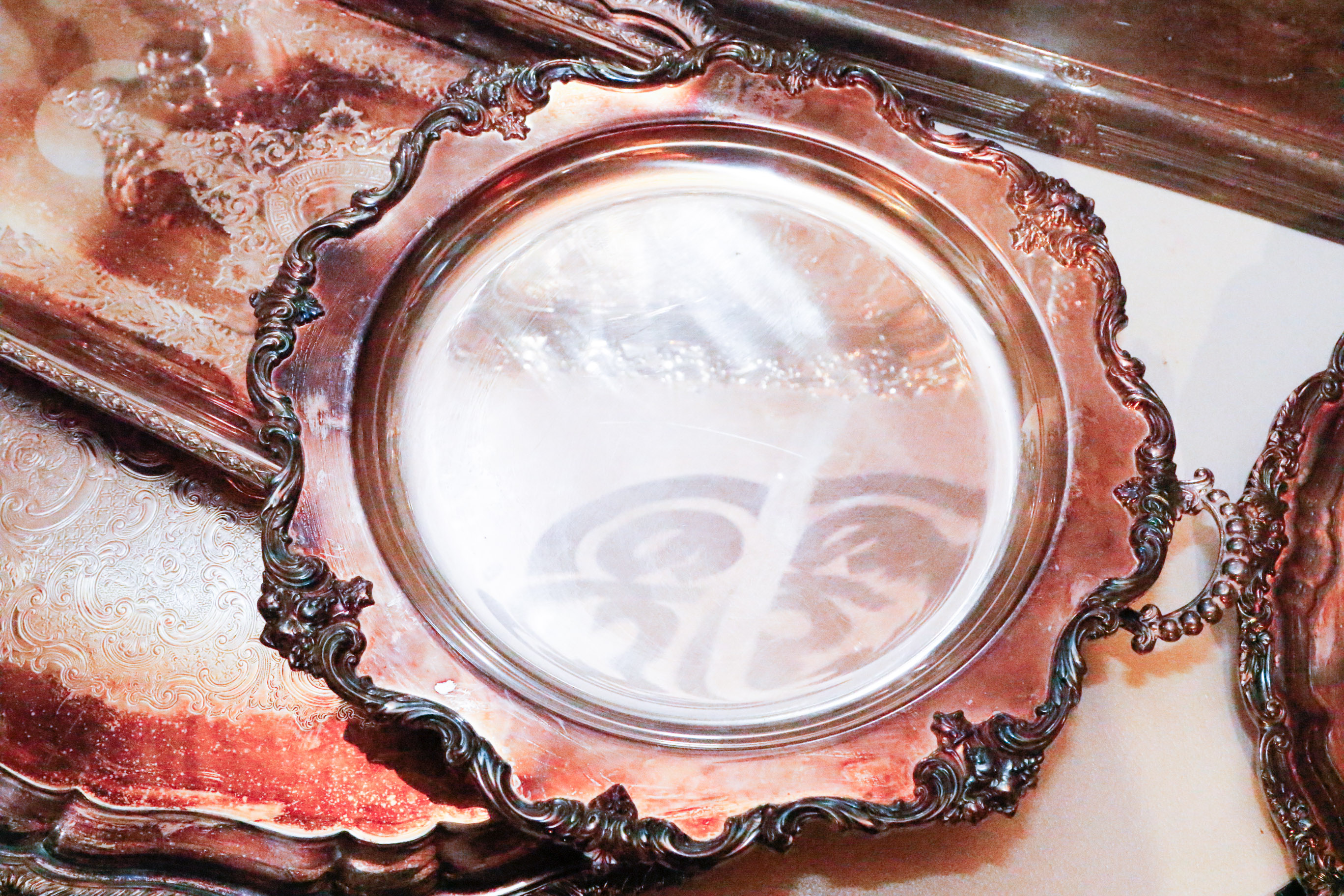 Silver Plate Serving Trays