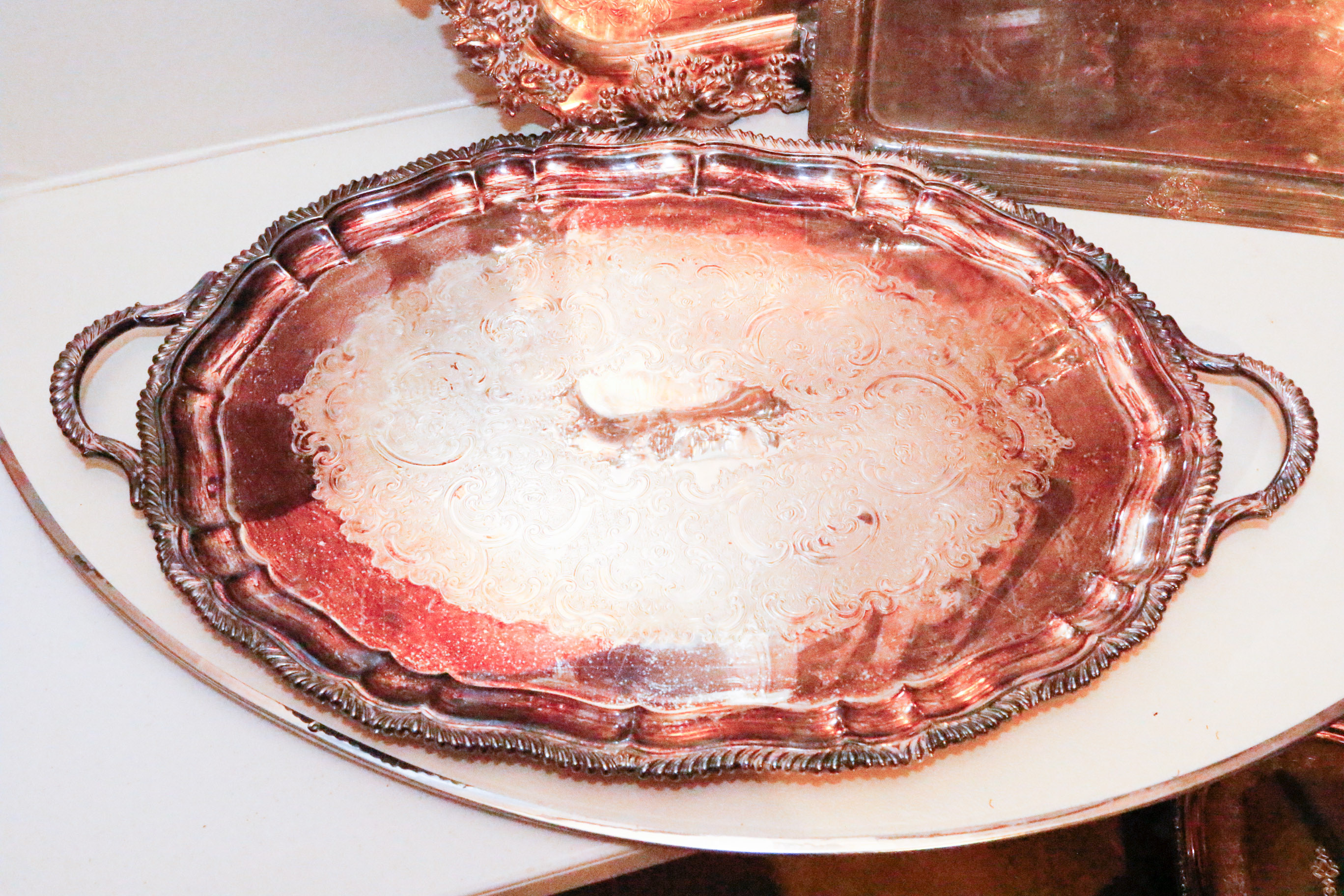 Silver Plate Serving Trays