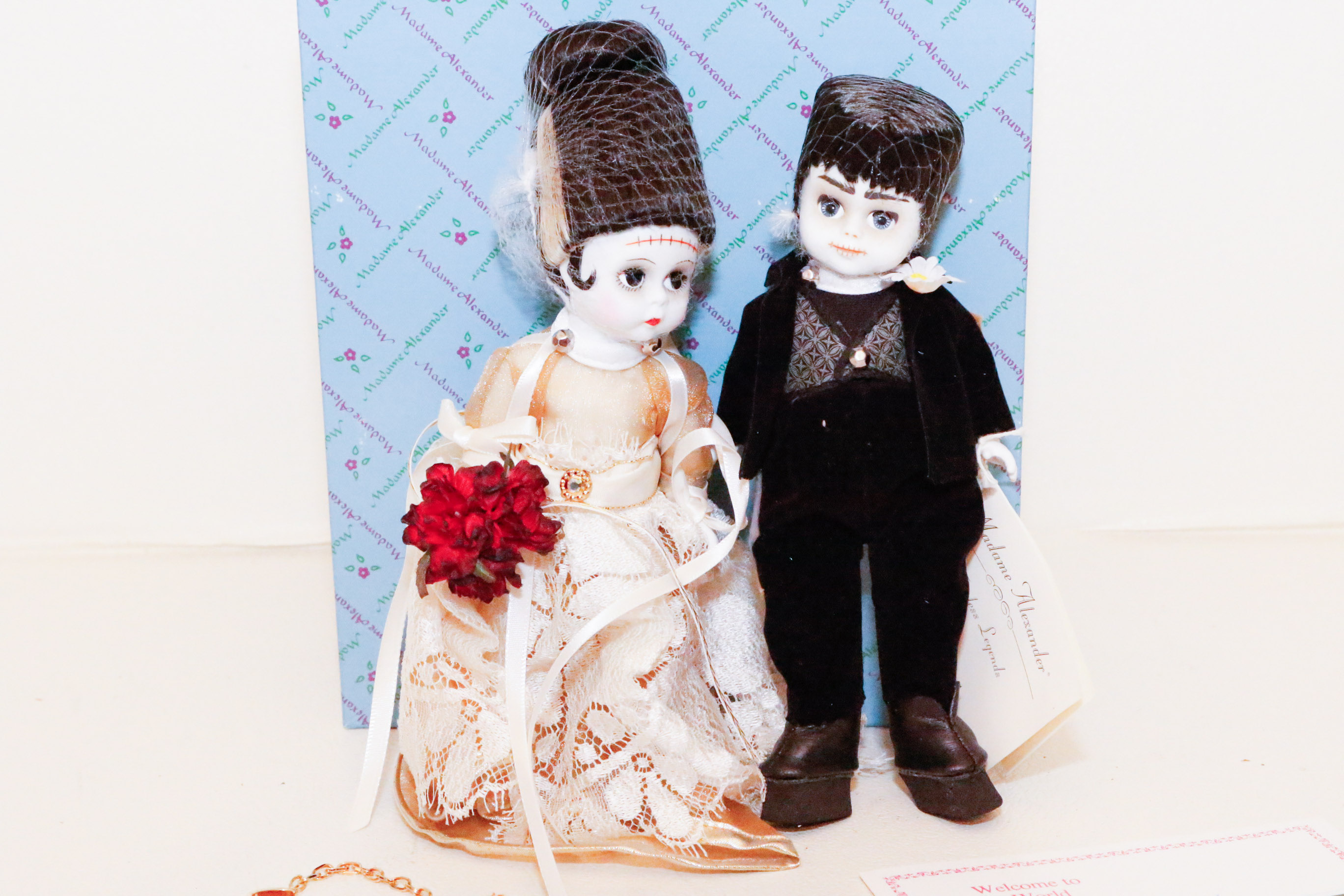 Madame Alexander Doll Company Mr. and Mrs. Frankenstein