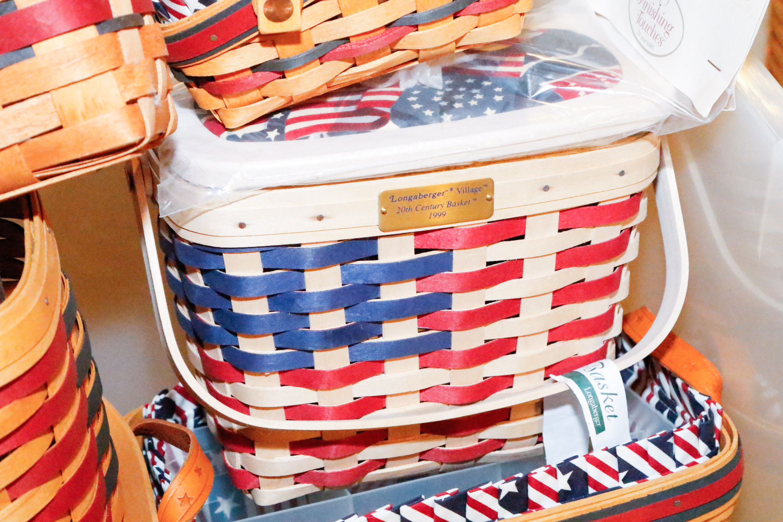 Signed Longaberger Americana Assortment