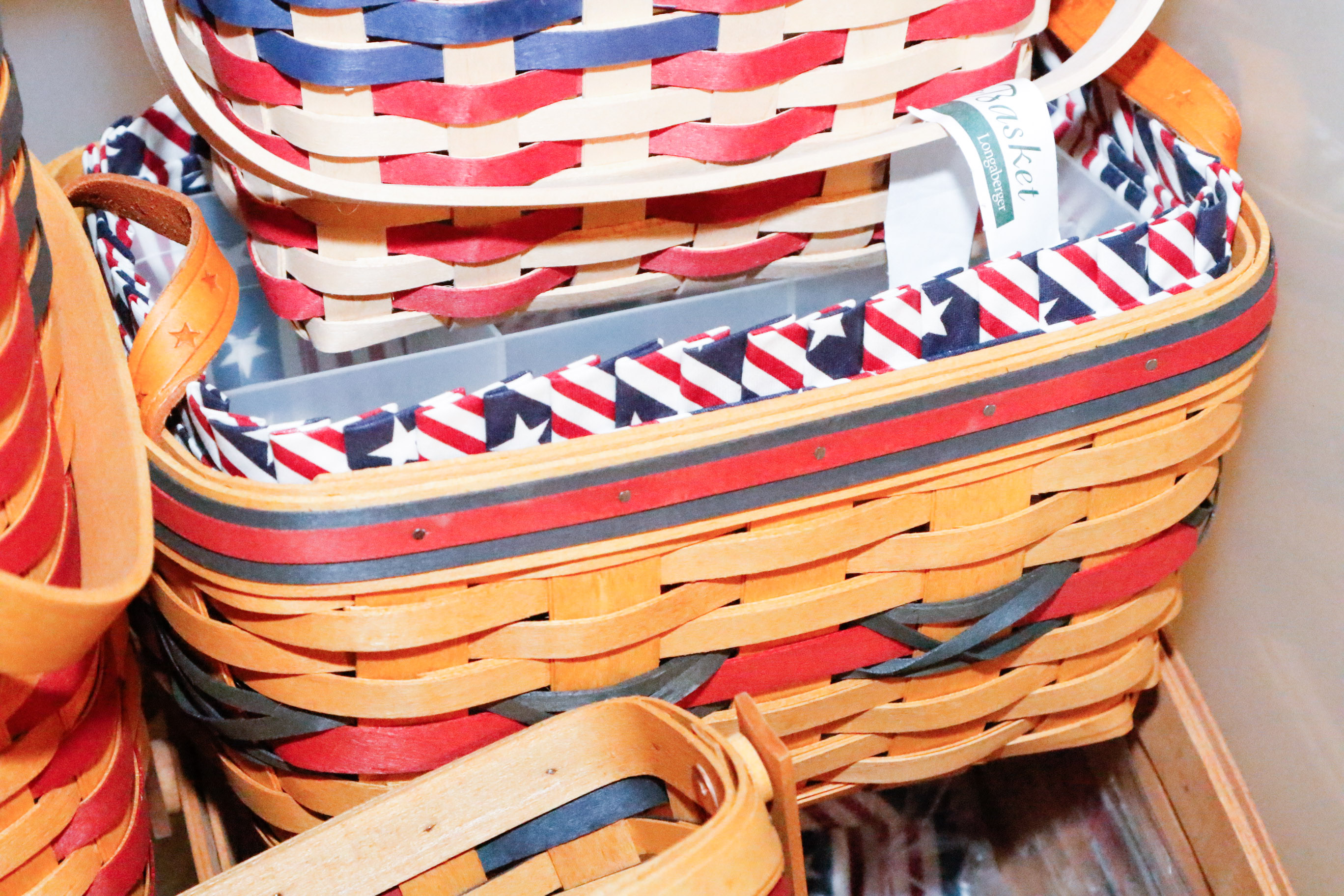 Signed Longaberger Americana Assortment