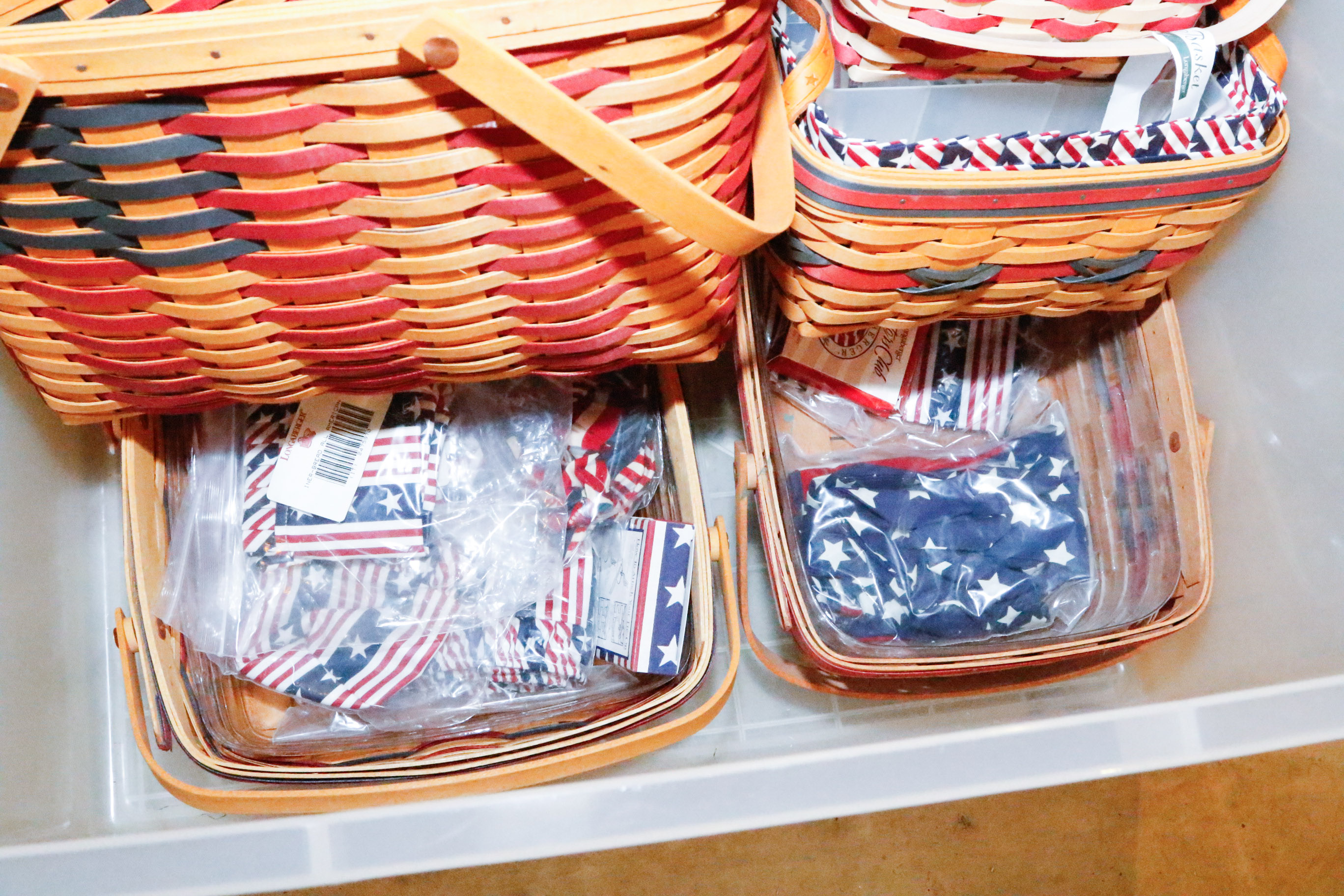 Signed Longaberger Americana Assortment