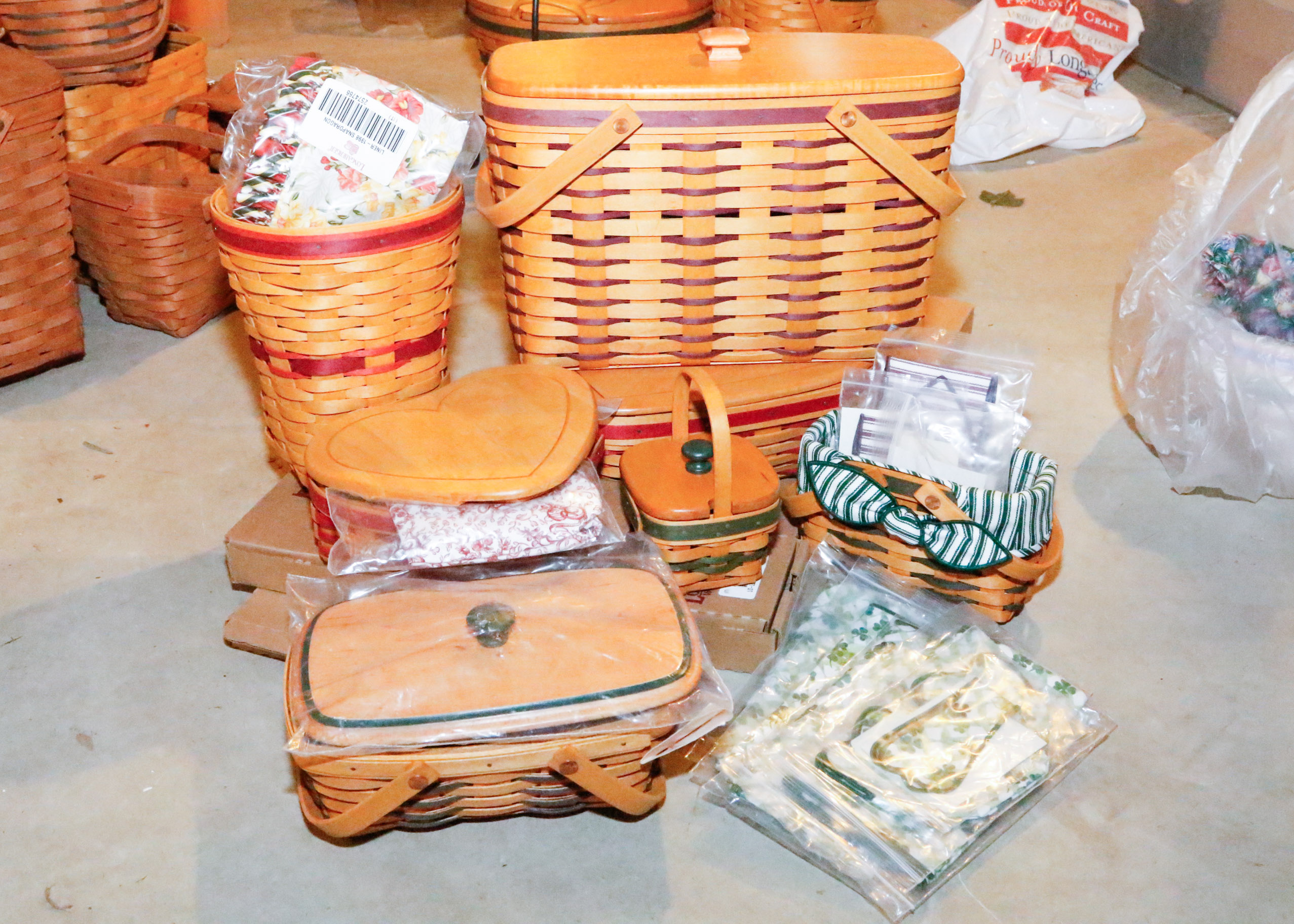 Longaberger Sweethearts and St. Patrick's Day Collections