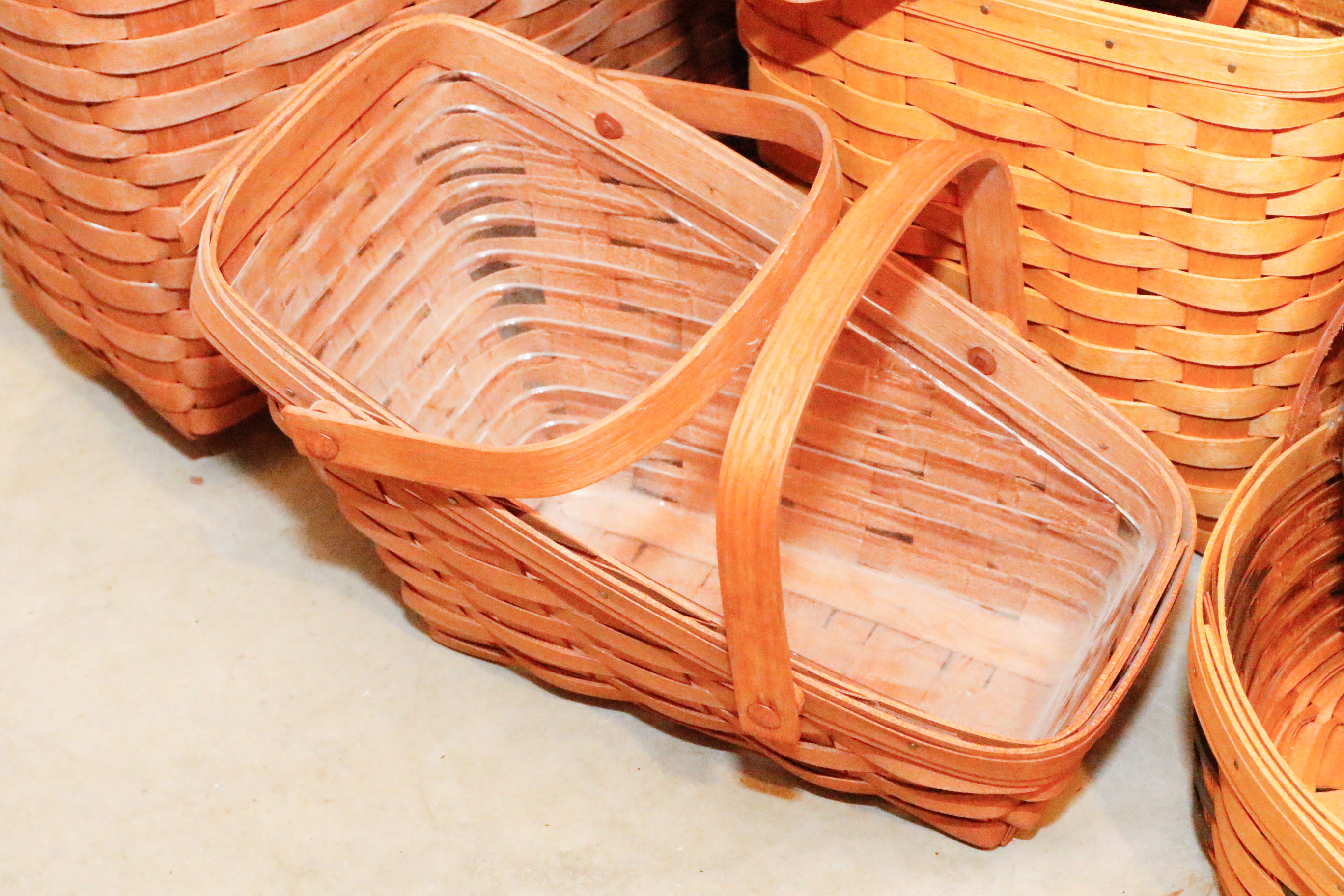 Vintage and Newer Longaberger Collection of Signed Baskets