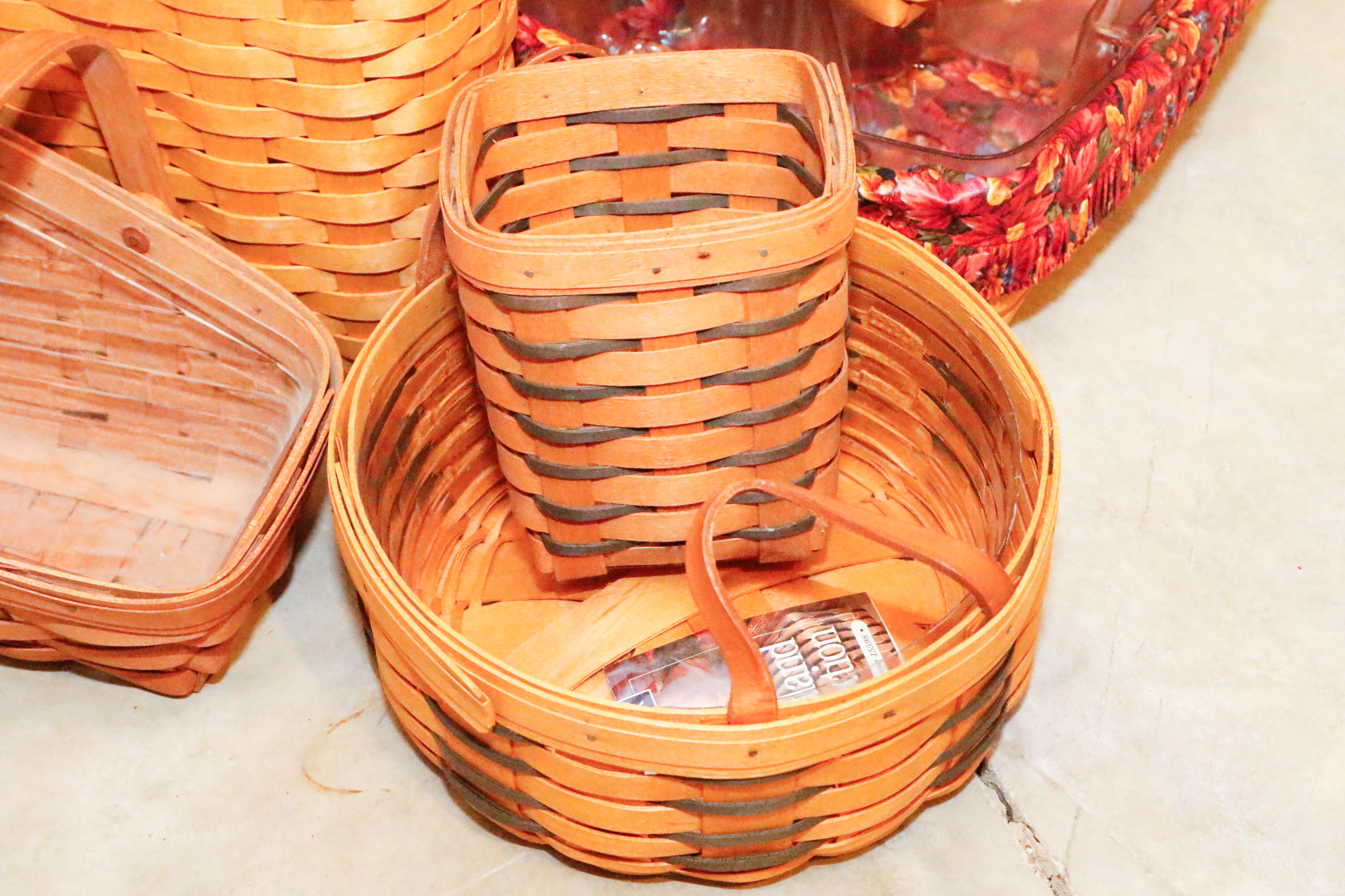 Vintage and Newer Longaberger Collection of Signed Baskets