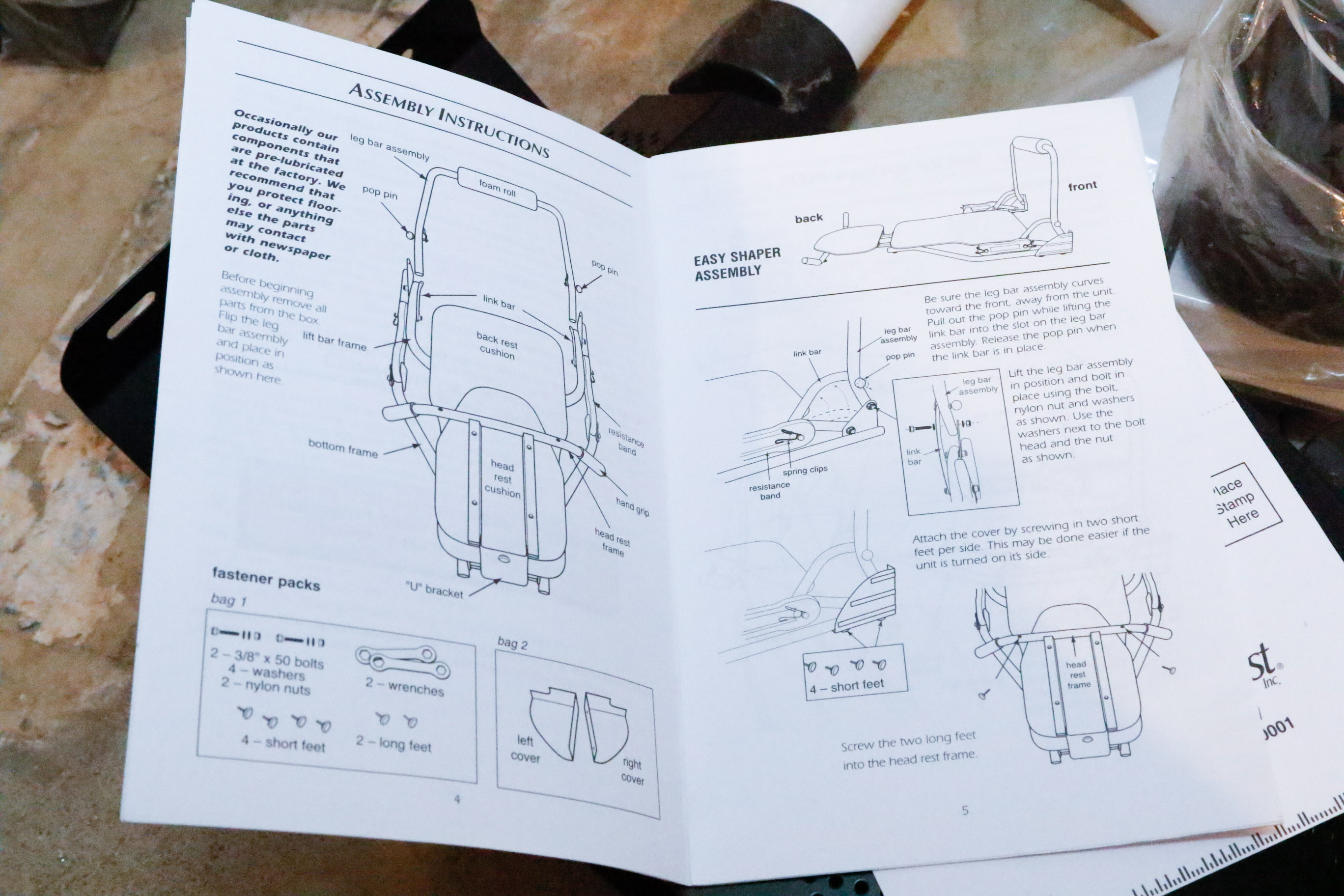"Easy Shaper" Exercise Equipment