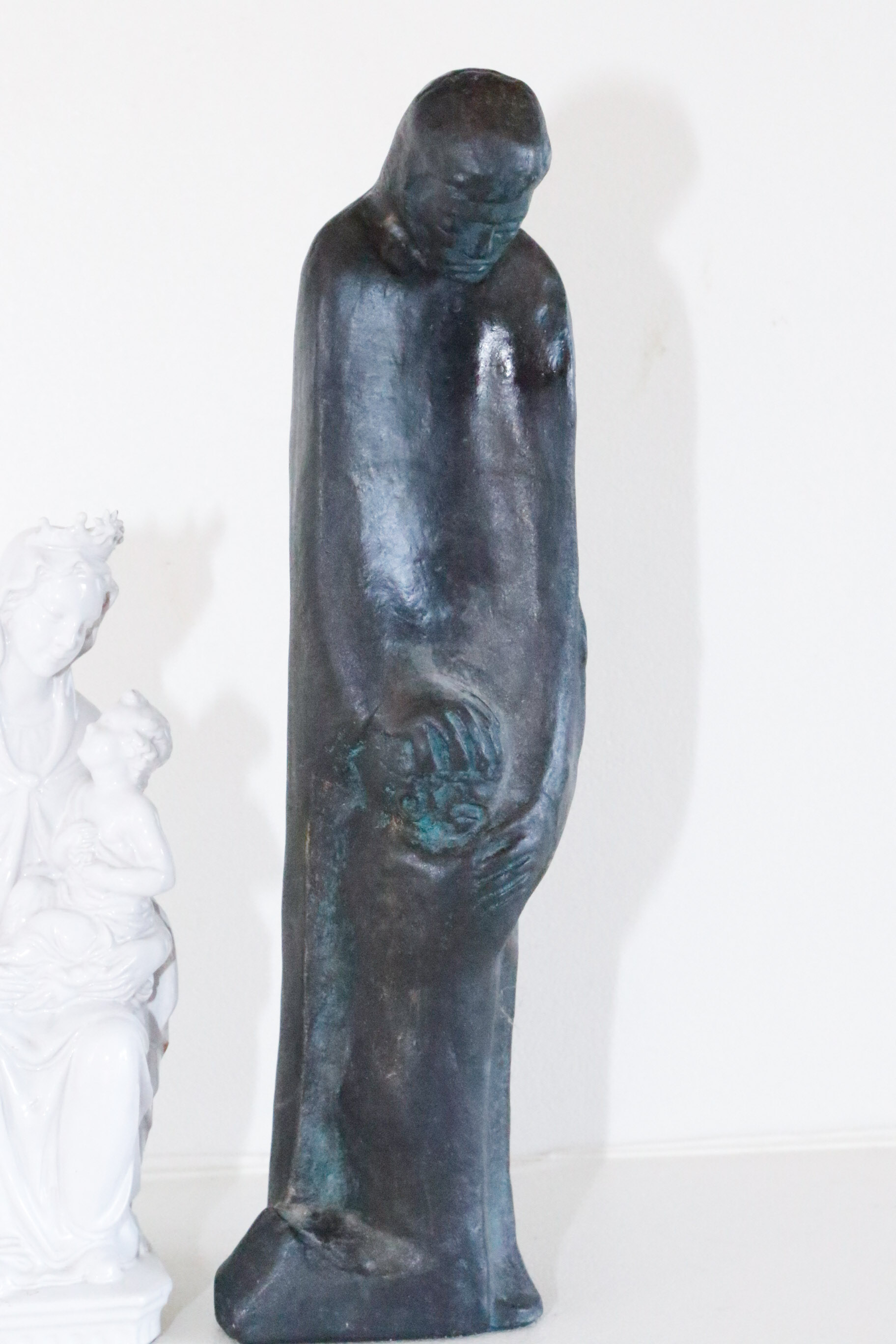 Two Madonna Sculptures