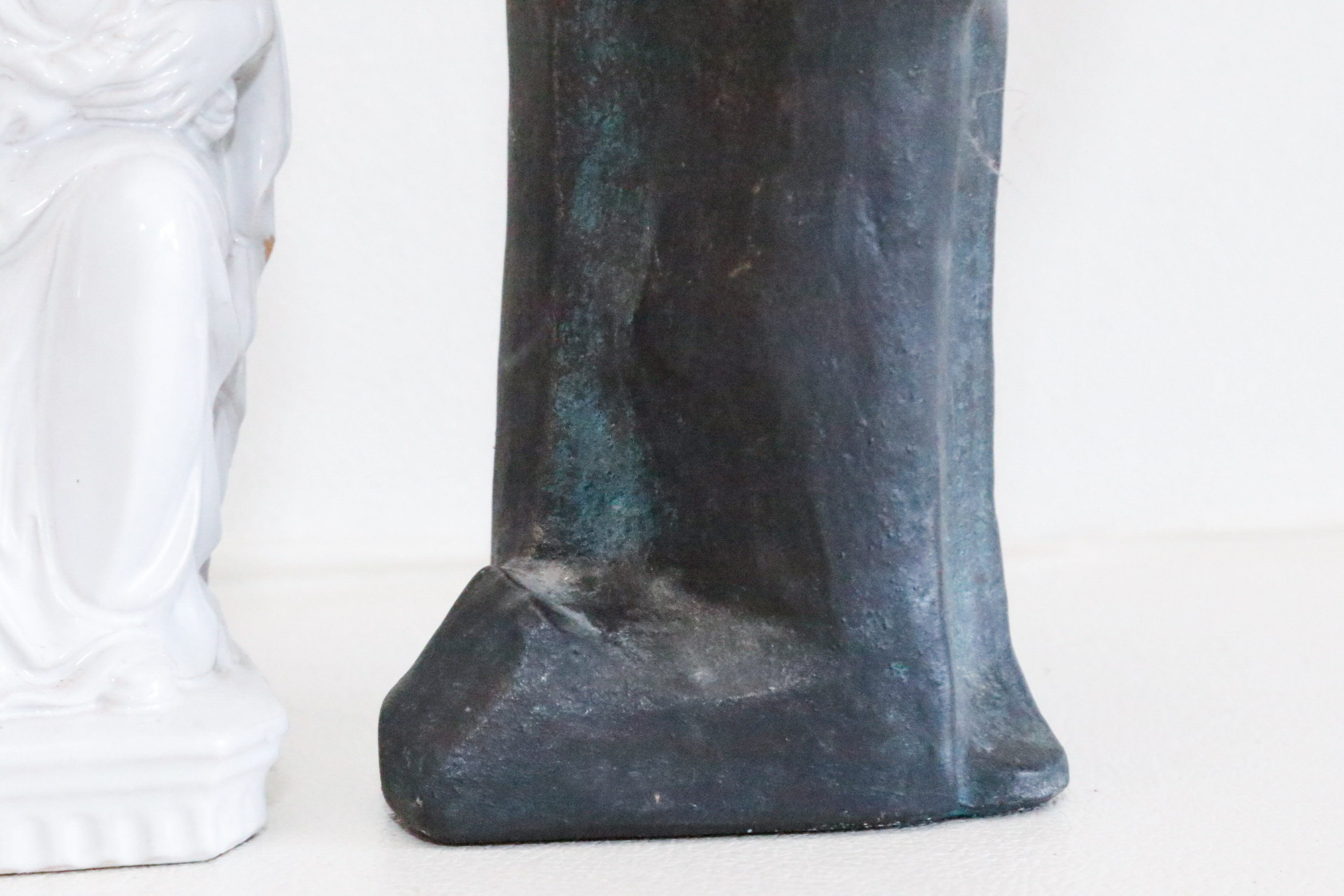 Two Madonna Sculptures