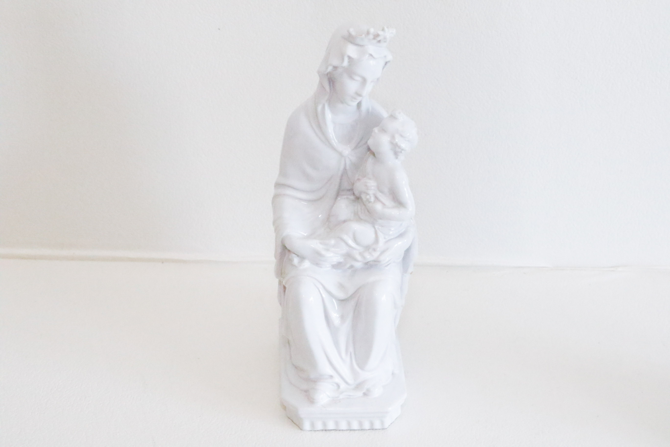 Two Madonna Sculptures