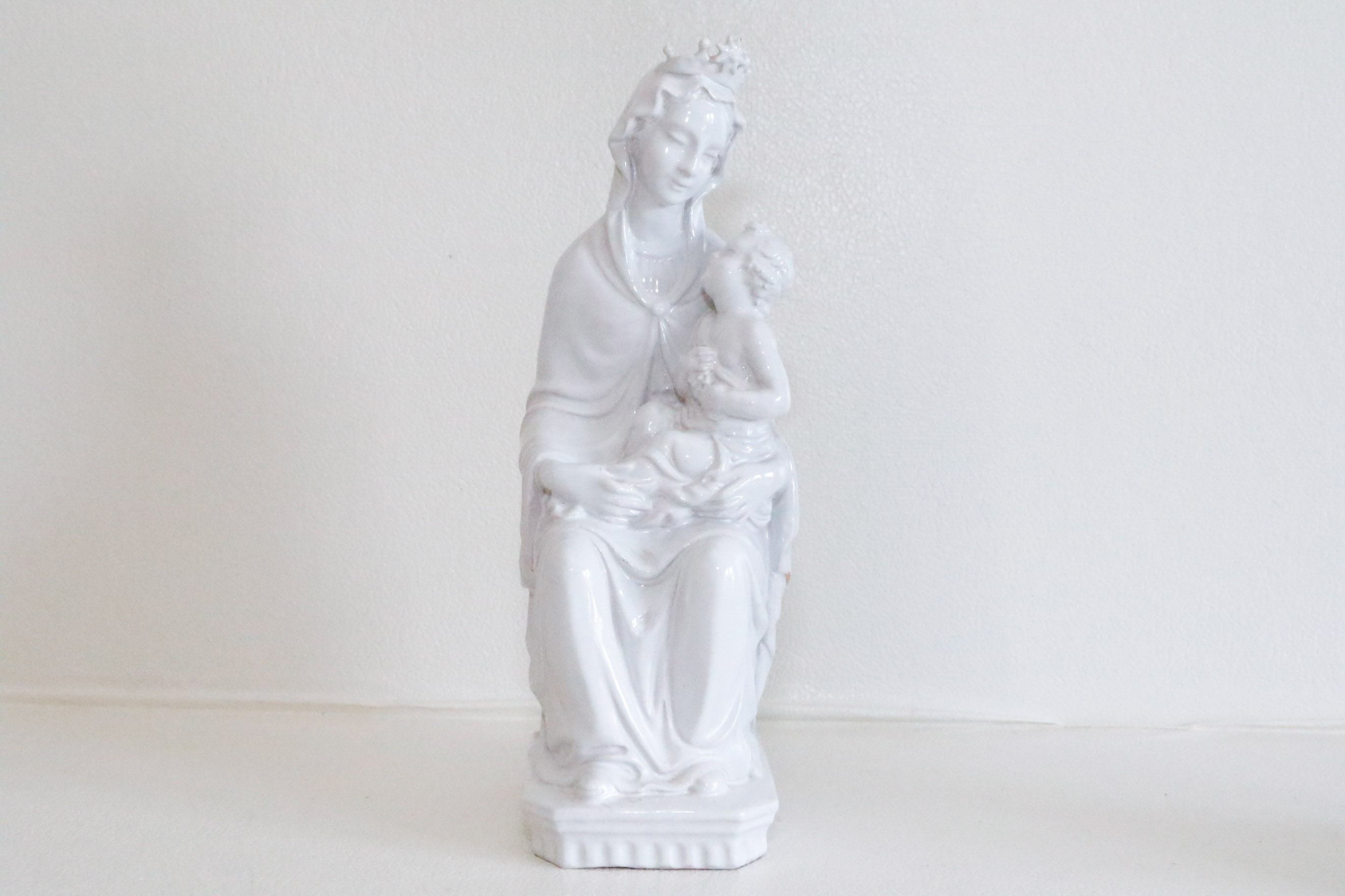 Two Madonna Sculptures