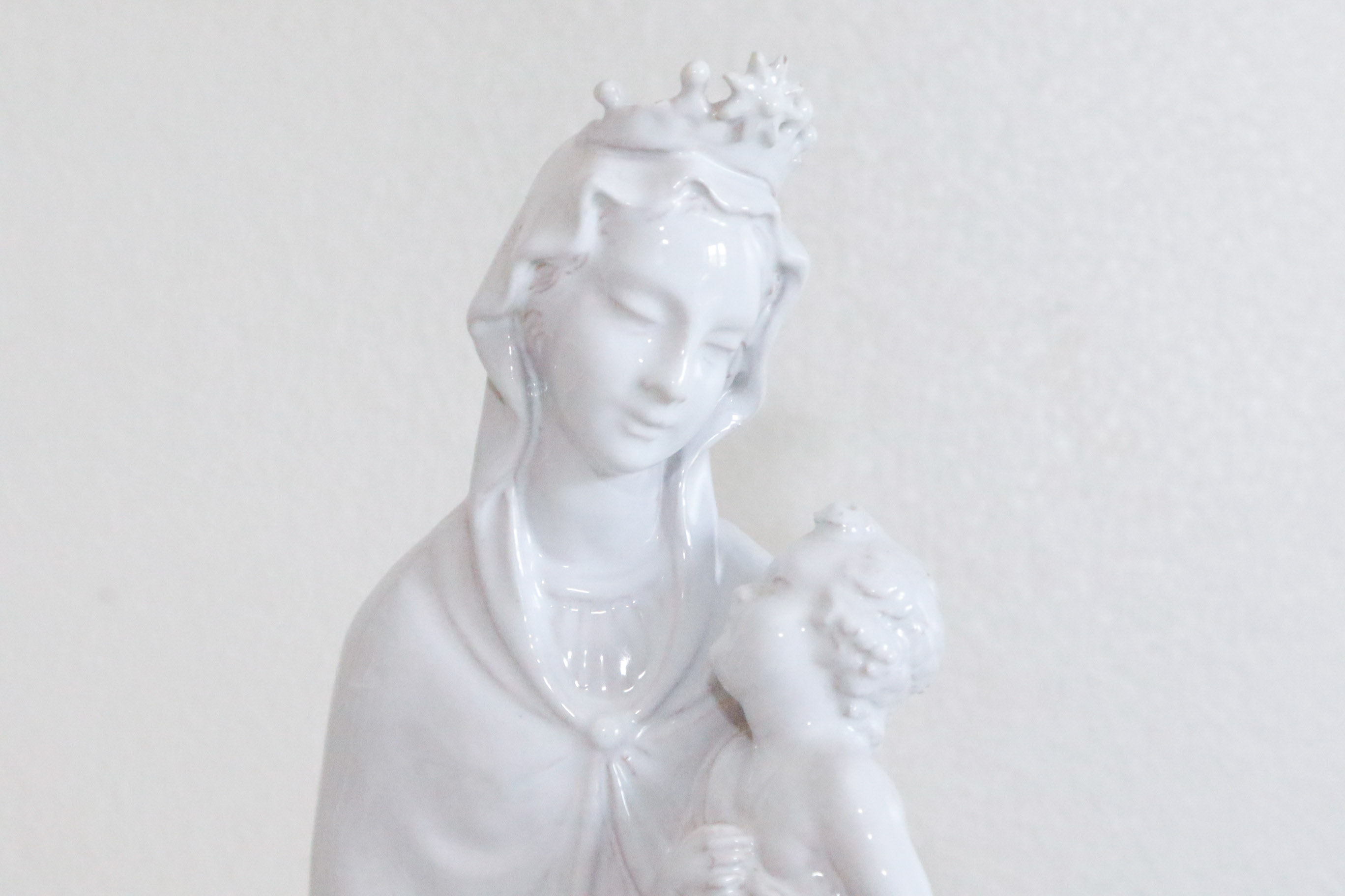 Two Madonna Sculptures
