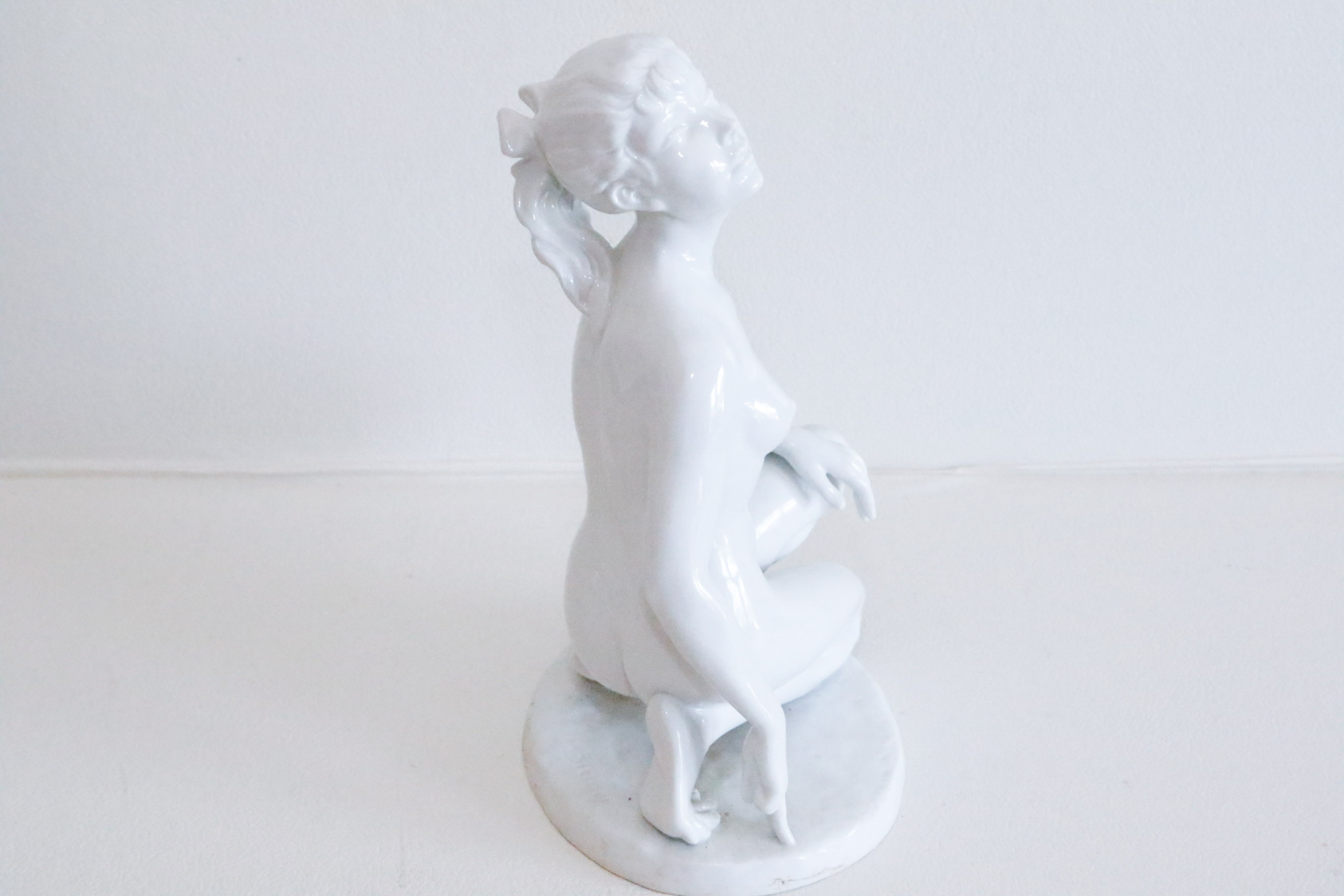 German Nude Porcelain Sculpture