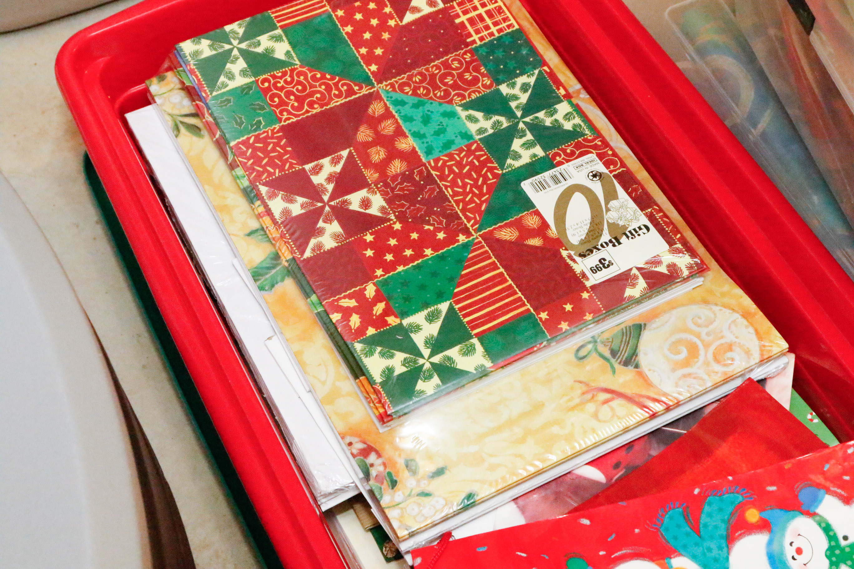 Lot of Holiday Gift Giving and Wrapping Supplies