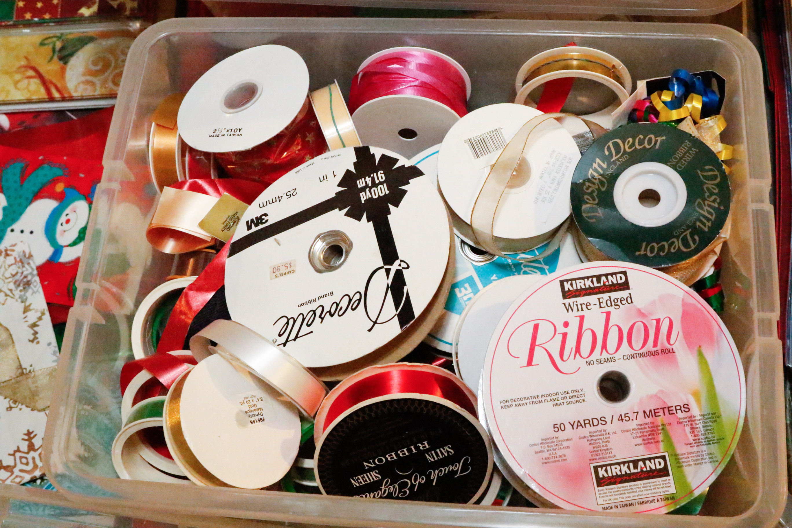 Lot of Holiday Gift Giving and Wrapping Supplies