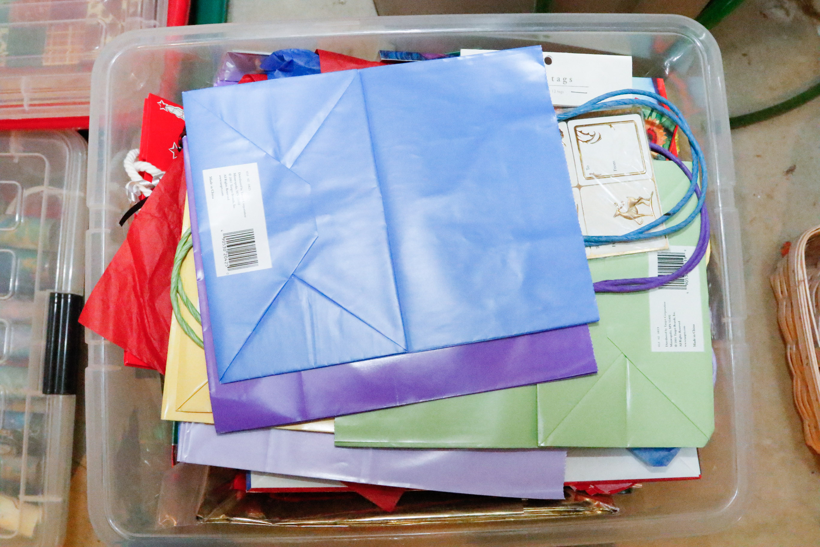 Lot of Holiday Gift Giving and Wrapping Supplies