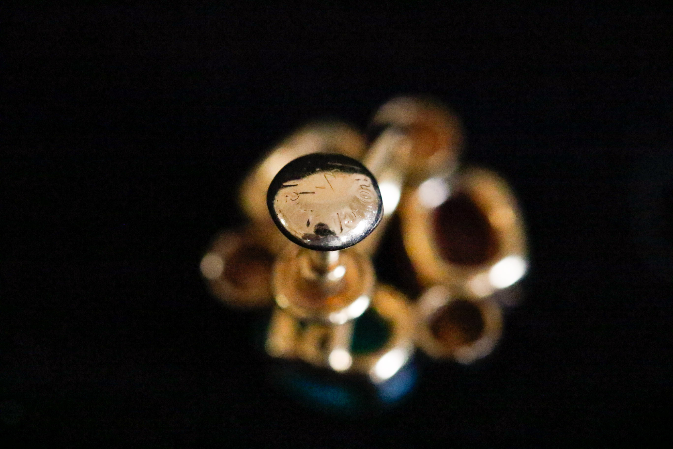 Vintage 12K Gold Filled Scarab Earrings