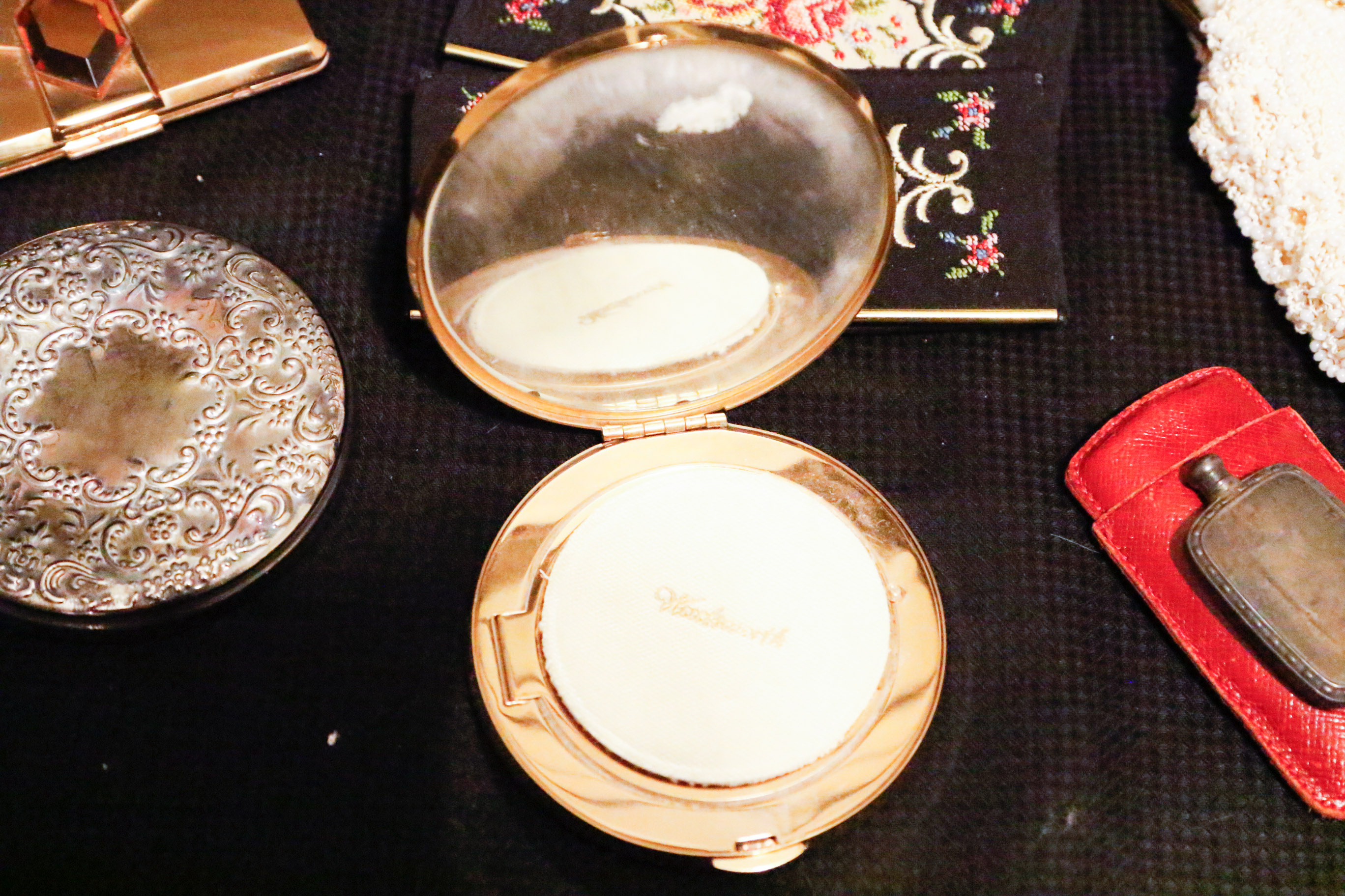 Vintage Clutches, Compacts, and More