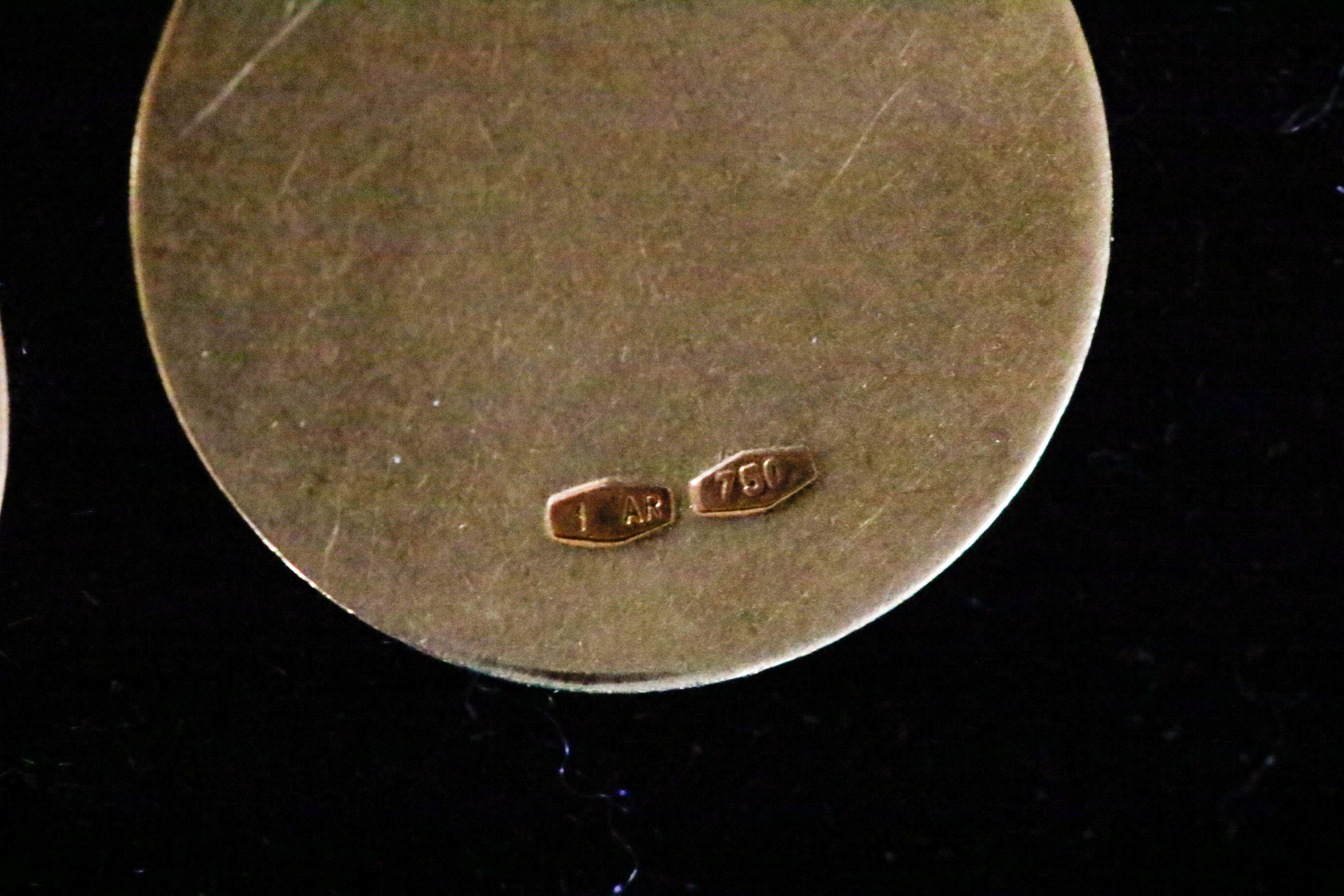 Three Italian Made 18K Gold Religious Medals