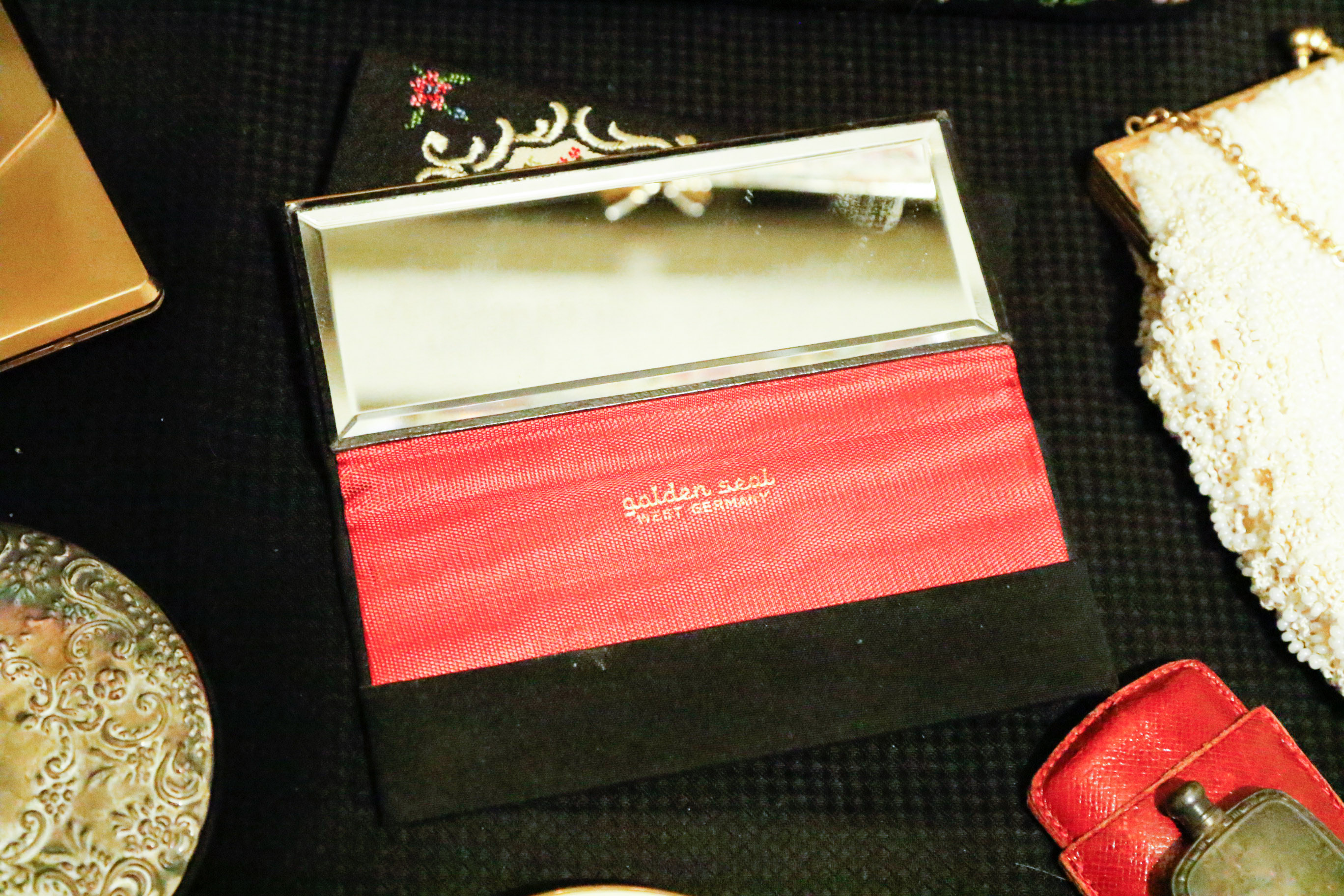 Vintage Clutches, Compacts, and More