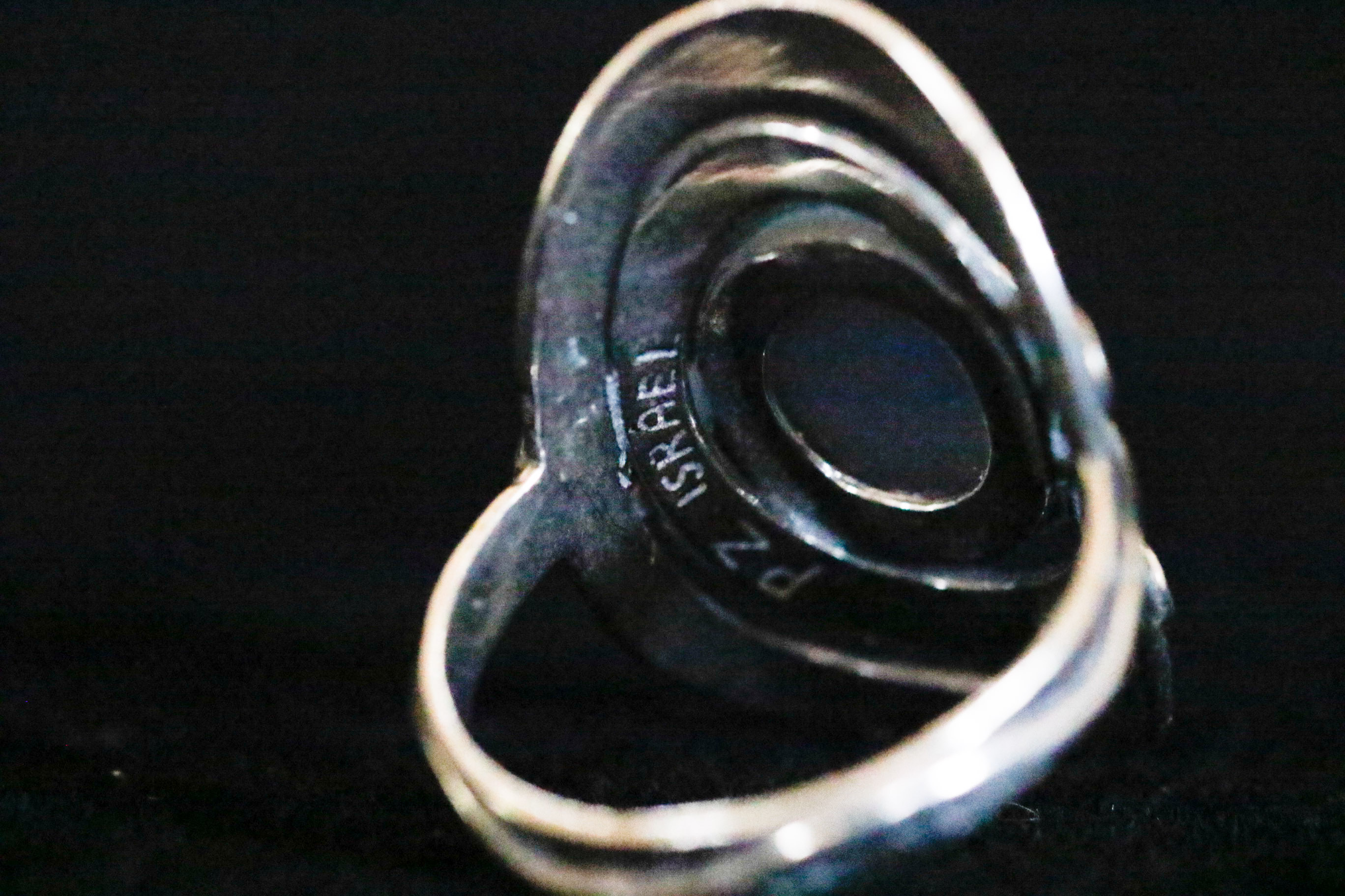 925 Sterling Silver and Maroon Druzy Quartz Ring