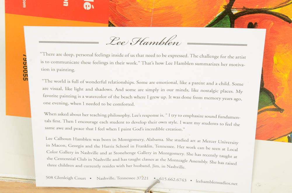 Oil on Canvas by Lee Hamblen