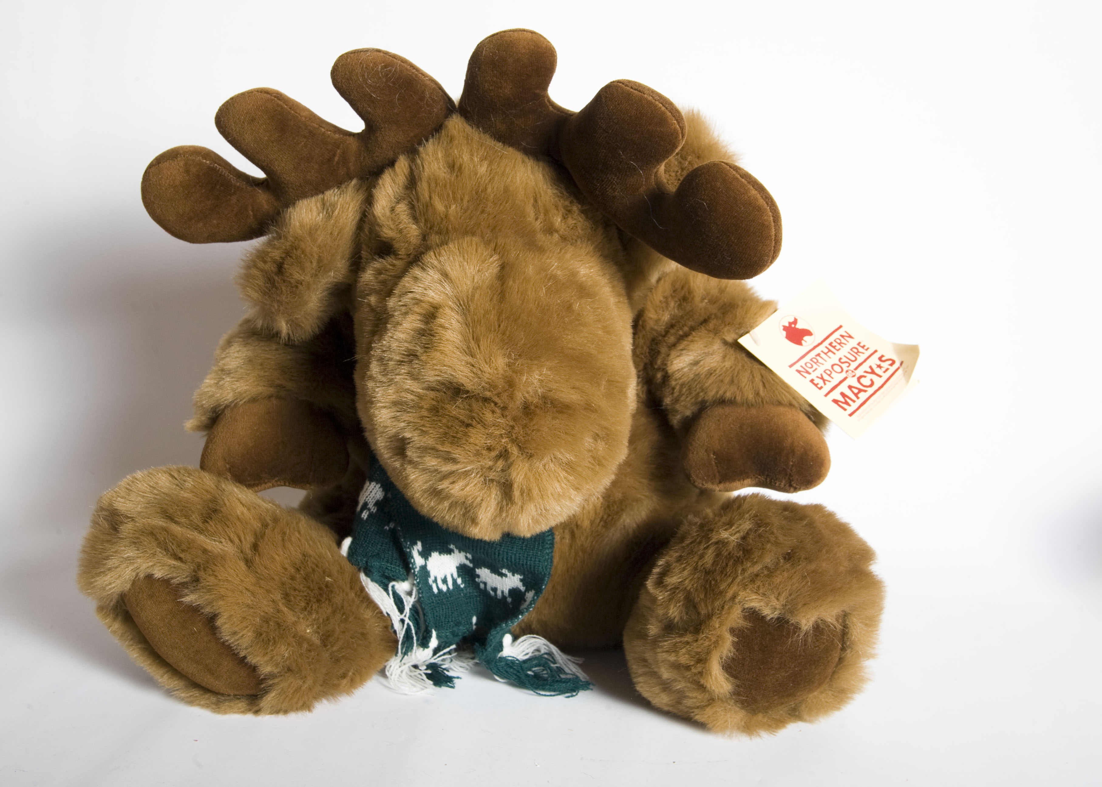 1990s Trio of Macy's Collectible Holiday Plush Animals