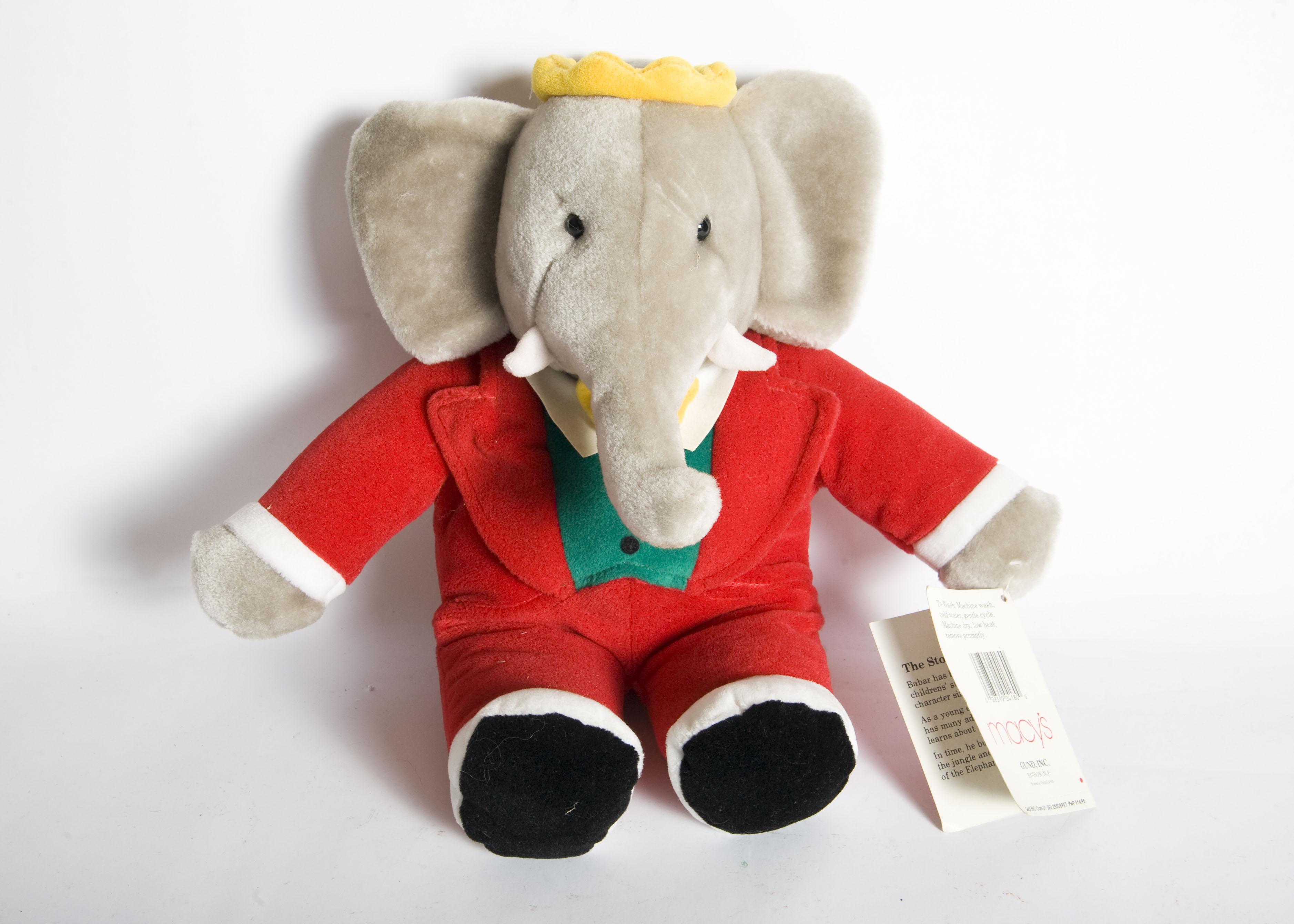 1990s Trio of Macy's Collectible Holiday Plush Animals