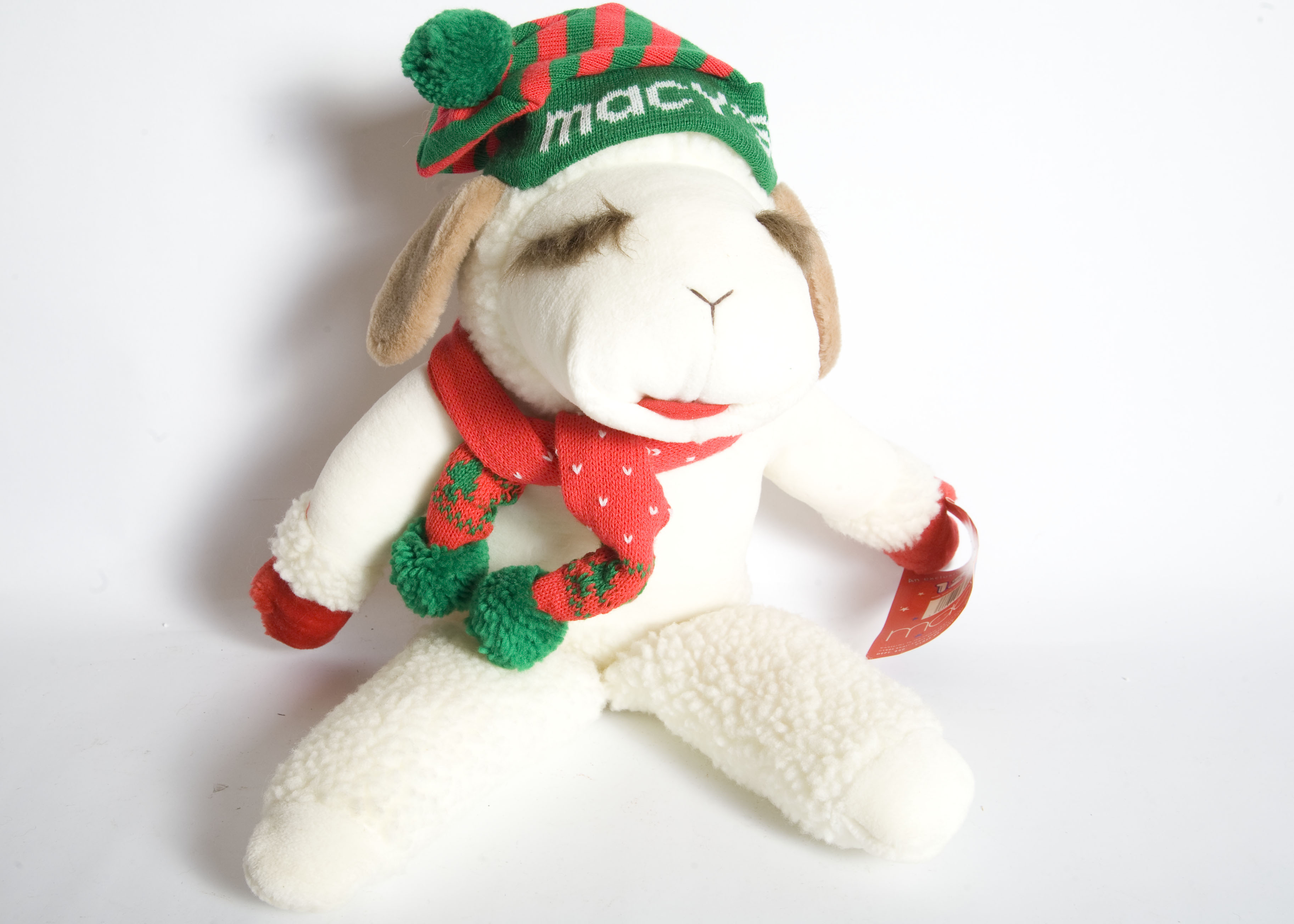 1990s Trio of Macy's Collectible Holiday Plush Animals