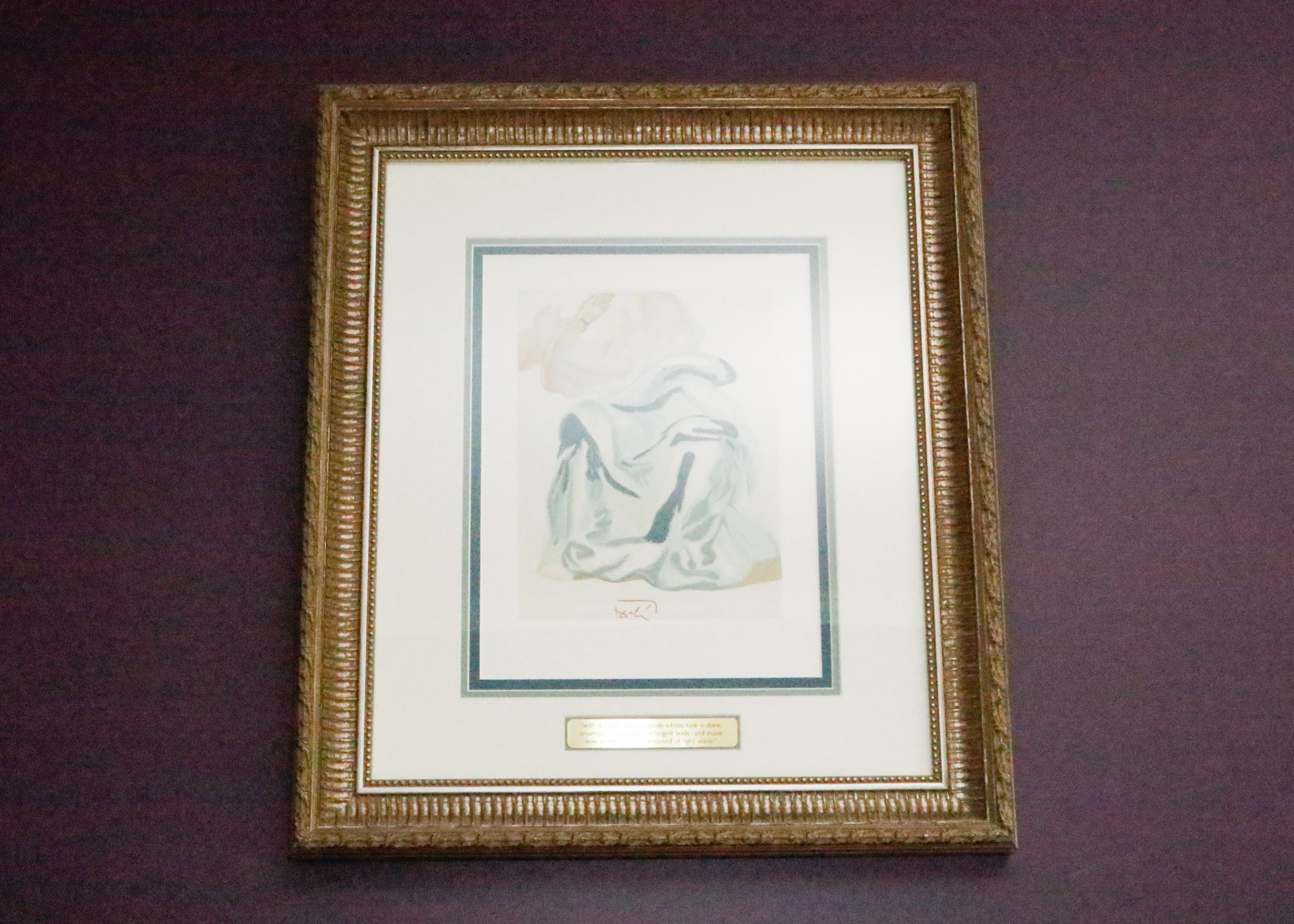 Salvador Dali "The Divine Comedy Paradise" Woodcut