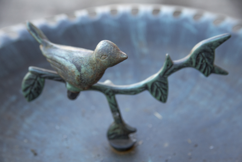 Cast Aluminum Bird Bath