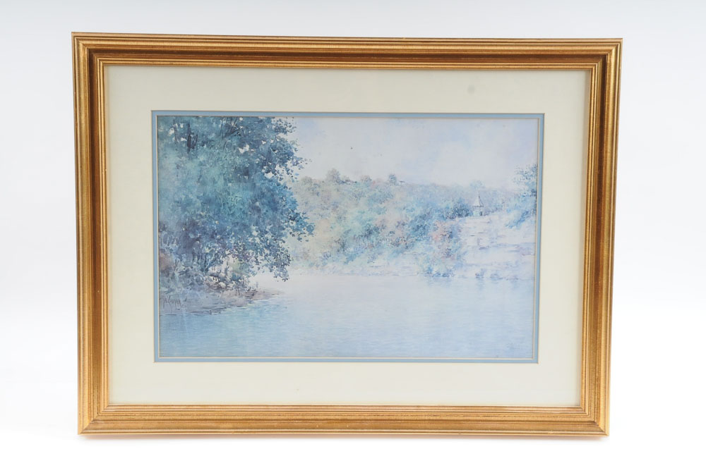 Quintet of Framed Prints by Paul Sawyier