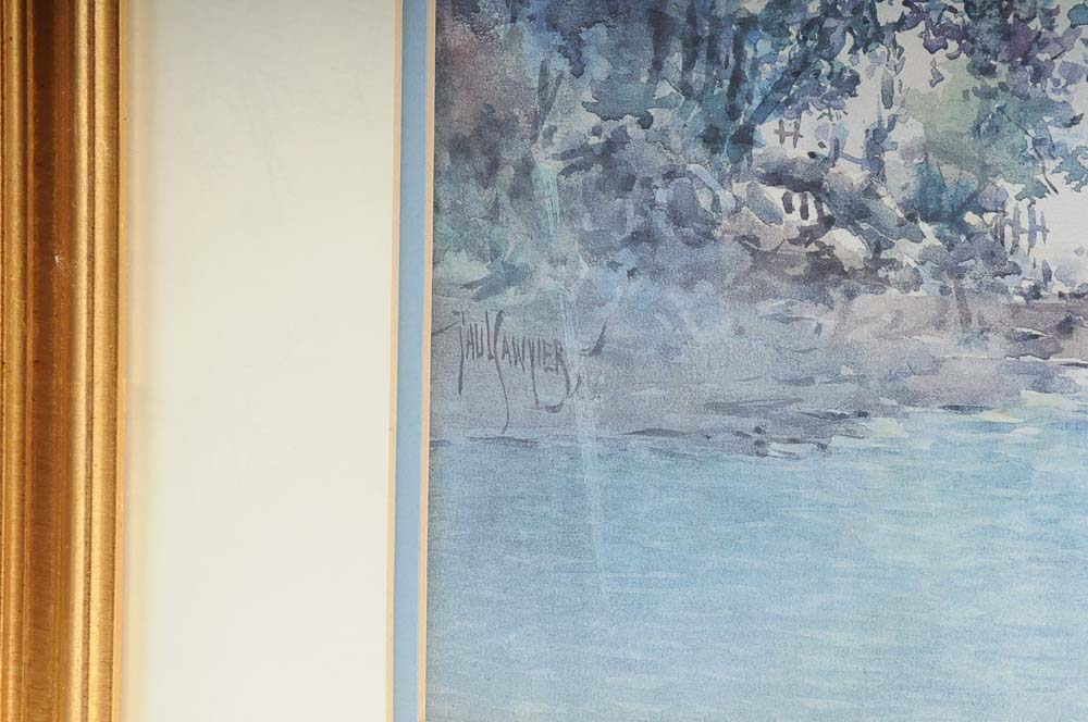 Quintet of Framed Prints by Paul Sawyier