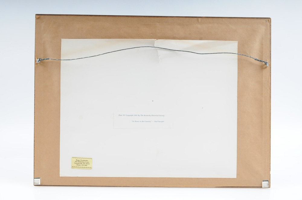 Quintet of Framed Prints by Paul Sawyier