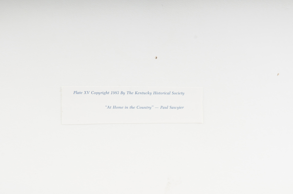 Quintet of Framed Prints by Paul Sawyier