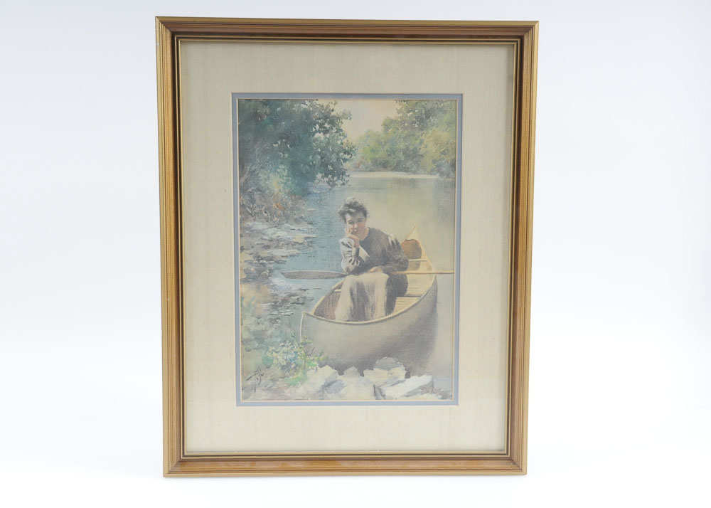 Quintet of Framed Prints by Paul Sawyier