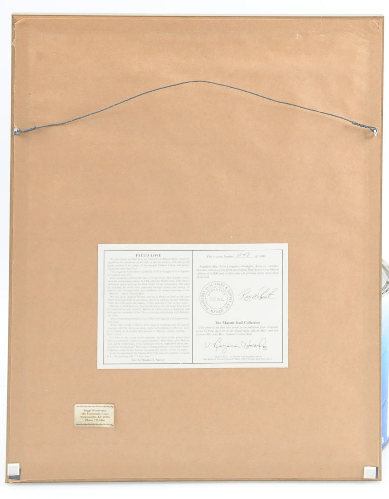 Quintet of Framed Prints by Paul Sawyier