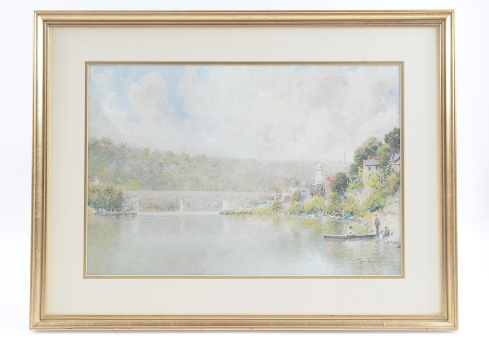 Quintet of Framed Prints by Paul Sawyier