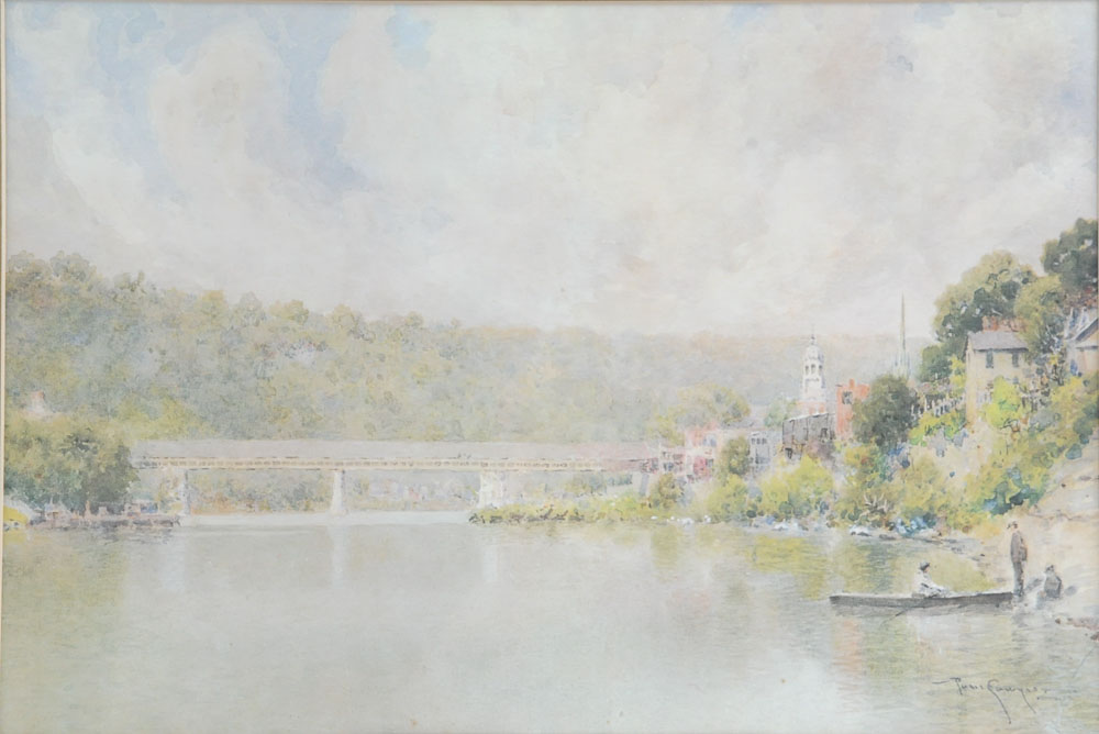 Quintet of Framed Prints by Paul Sawyier