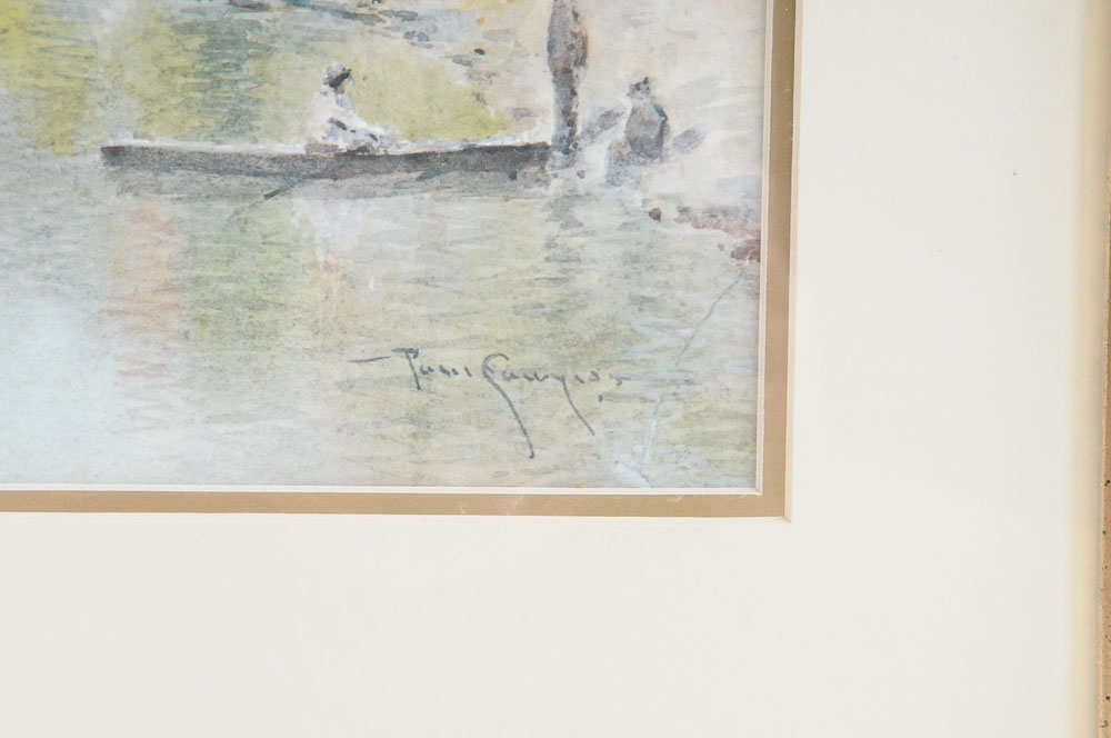 Quintet of Framed Prints by Paul Sawyier