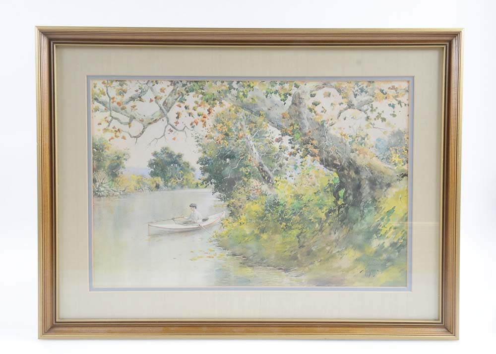 Quintet of Framed Prints by Paul Sawyier