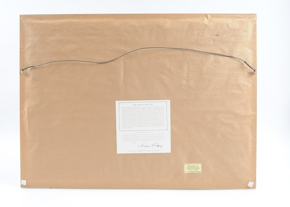 Quintet of Framed Prints by Paul Sawyier