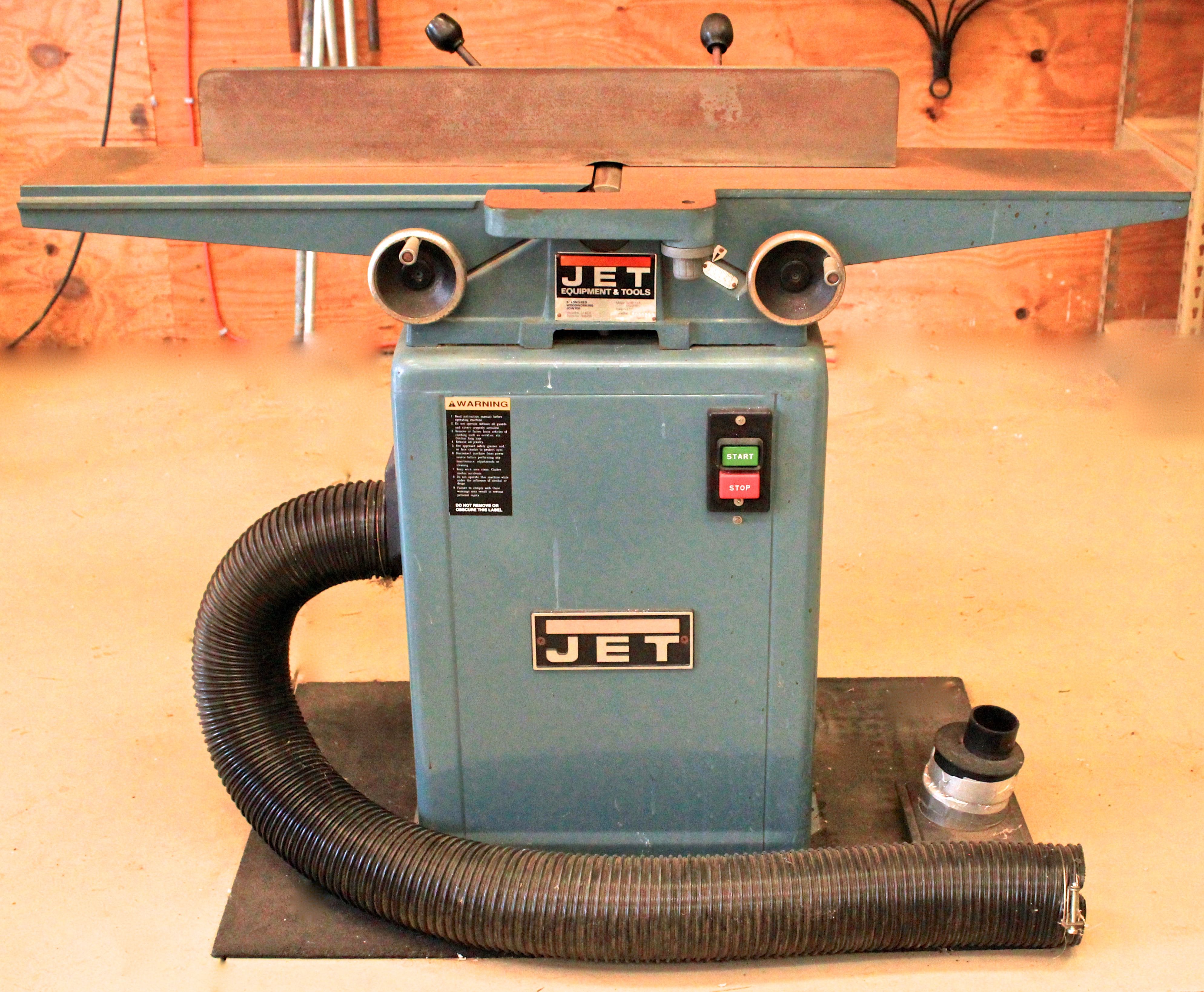 Jet Jointer Planer With Sears Craftsman Dust Collector