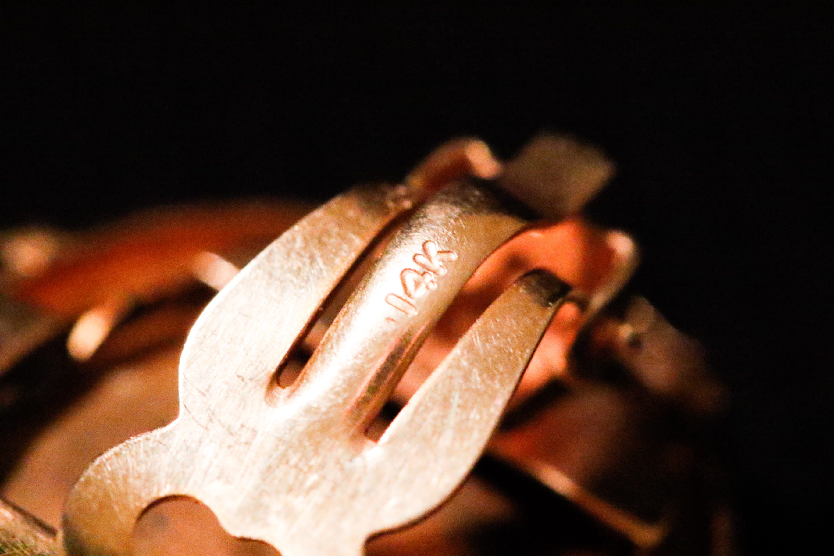 20K Gold Etruscan Style Micro Mosaic Clip-Back Earrings