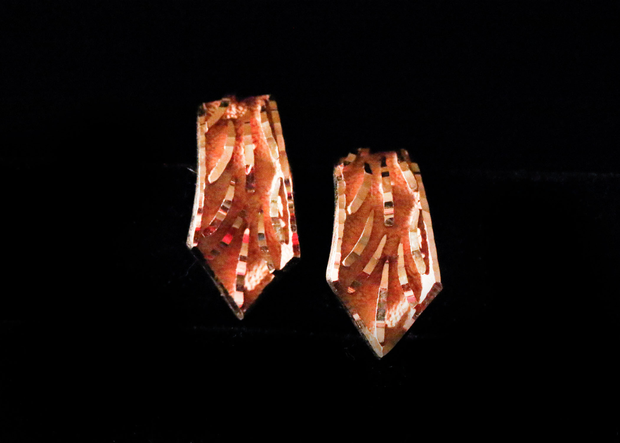 18K Gold Clip Back Earrings